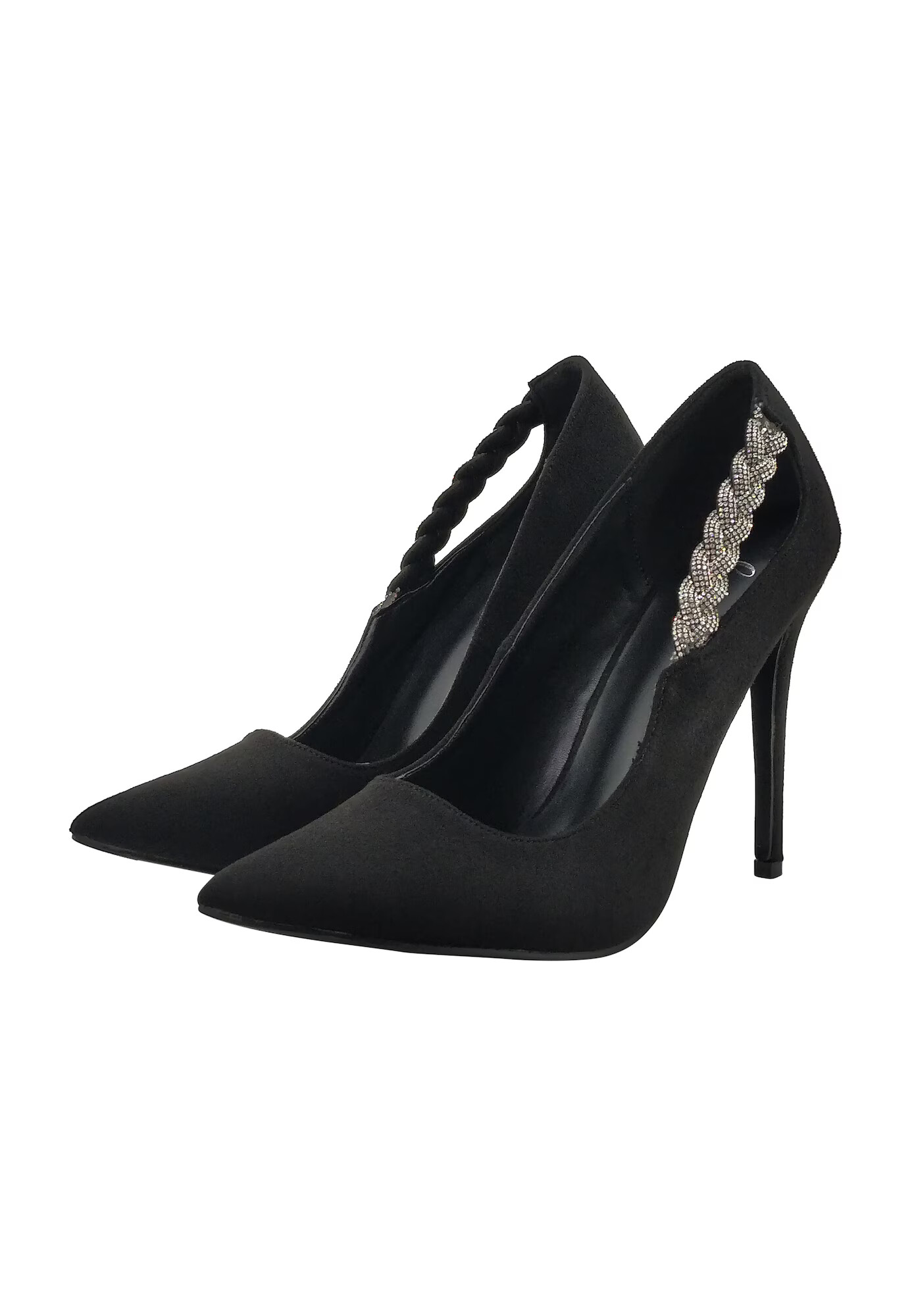 faina Pumps 'Aleva' negru / argintiu - Pled.ro