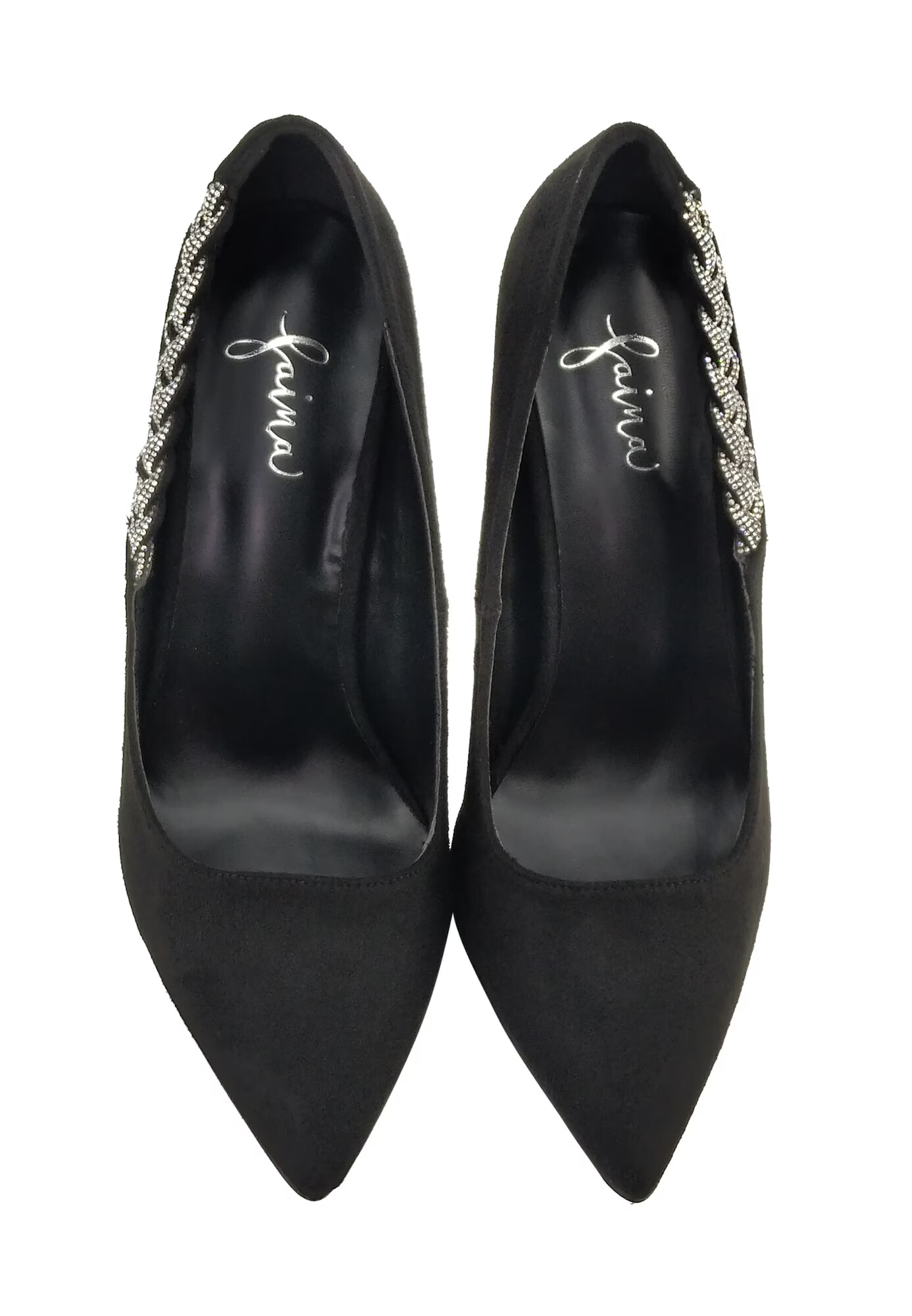 faina Pumps 'Aleva' negru / argintiu - Pled.ro