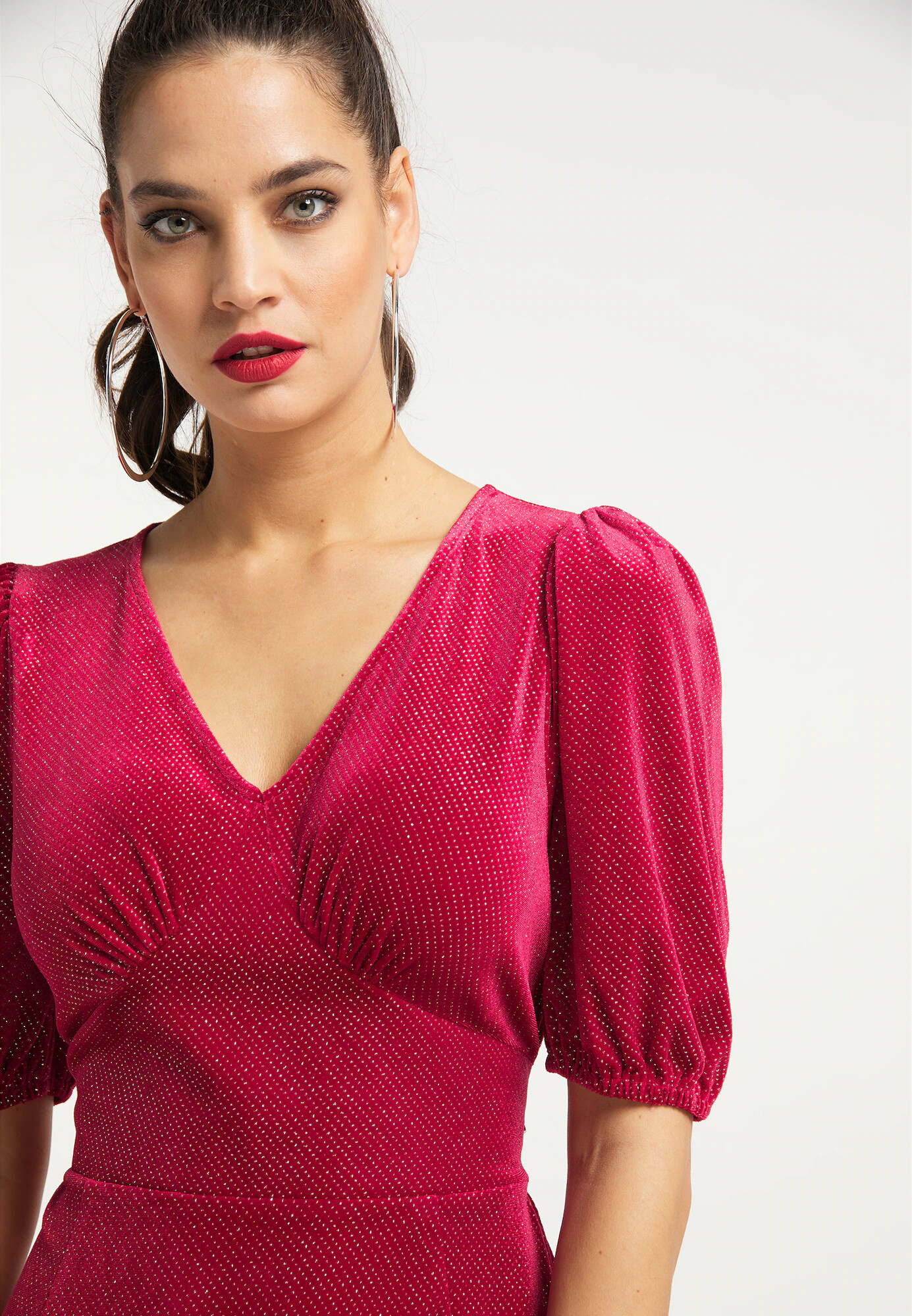 faina Rochie de cocktail fucsia - Pled.ro