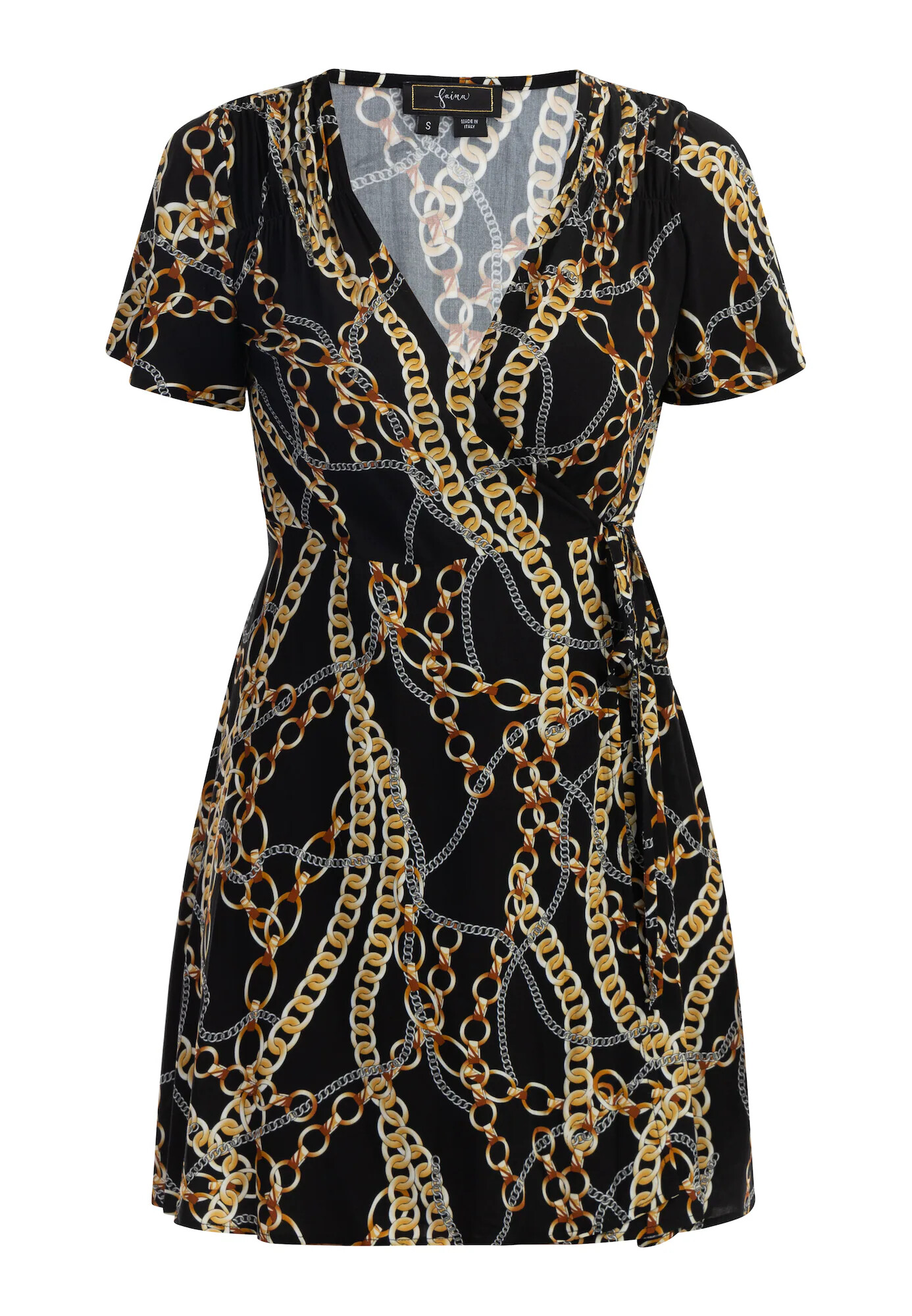 faina Rochie maro deschis / negru / alb - Pled.ro