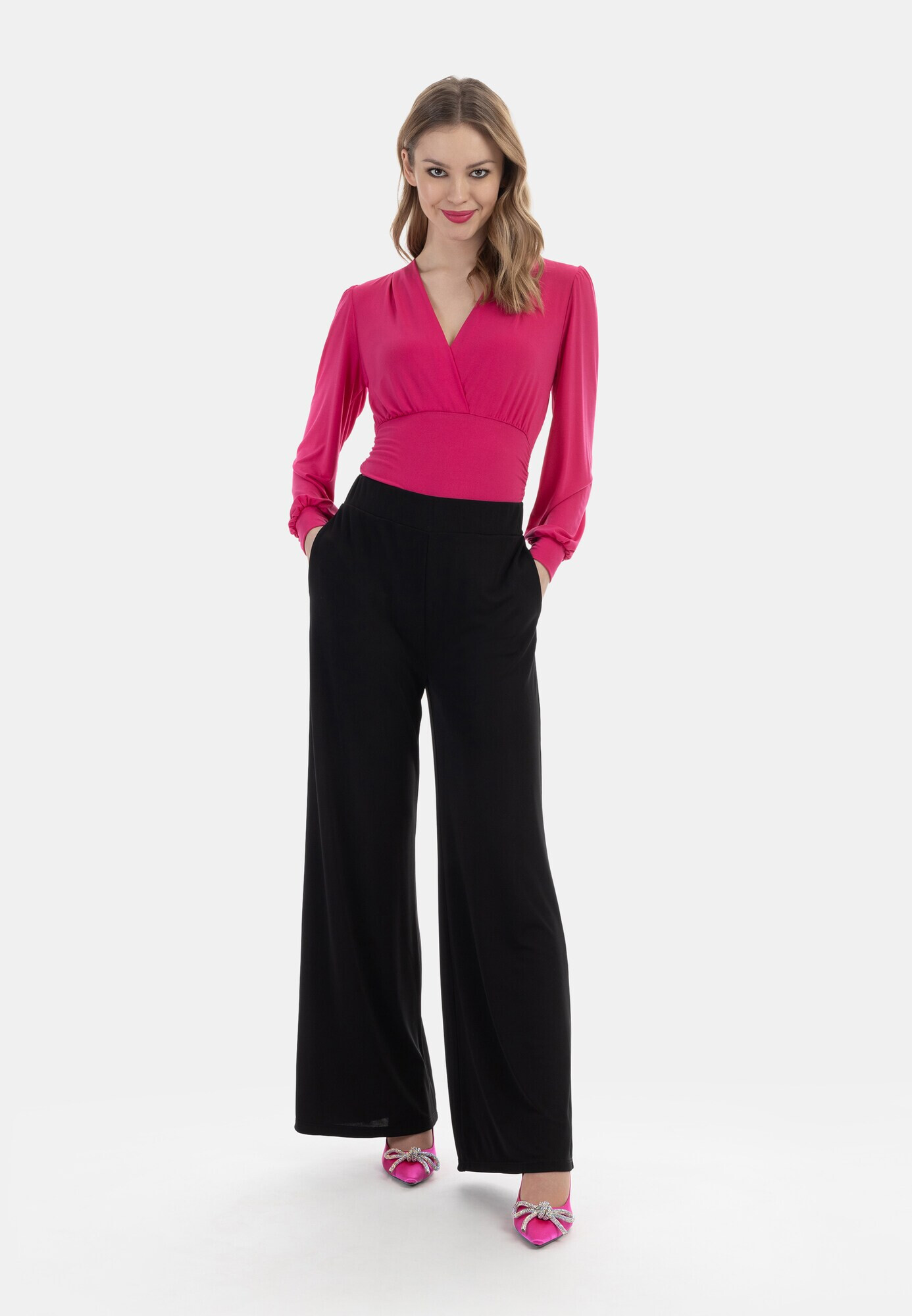 faina Tricou body fucsia - Pled.ro