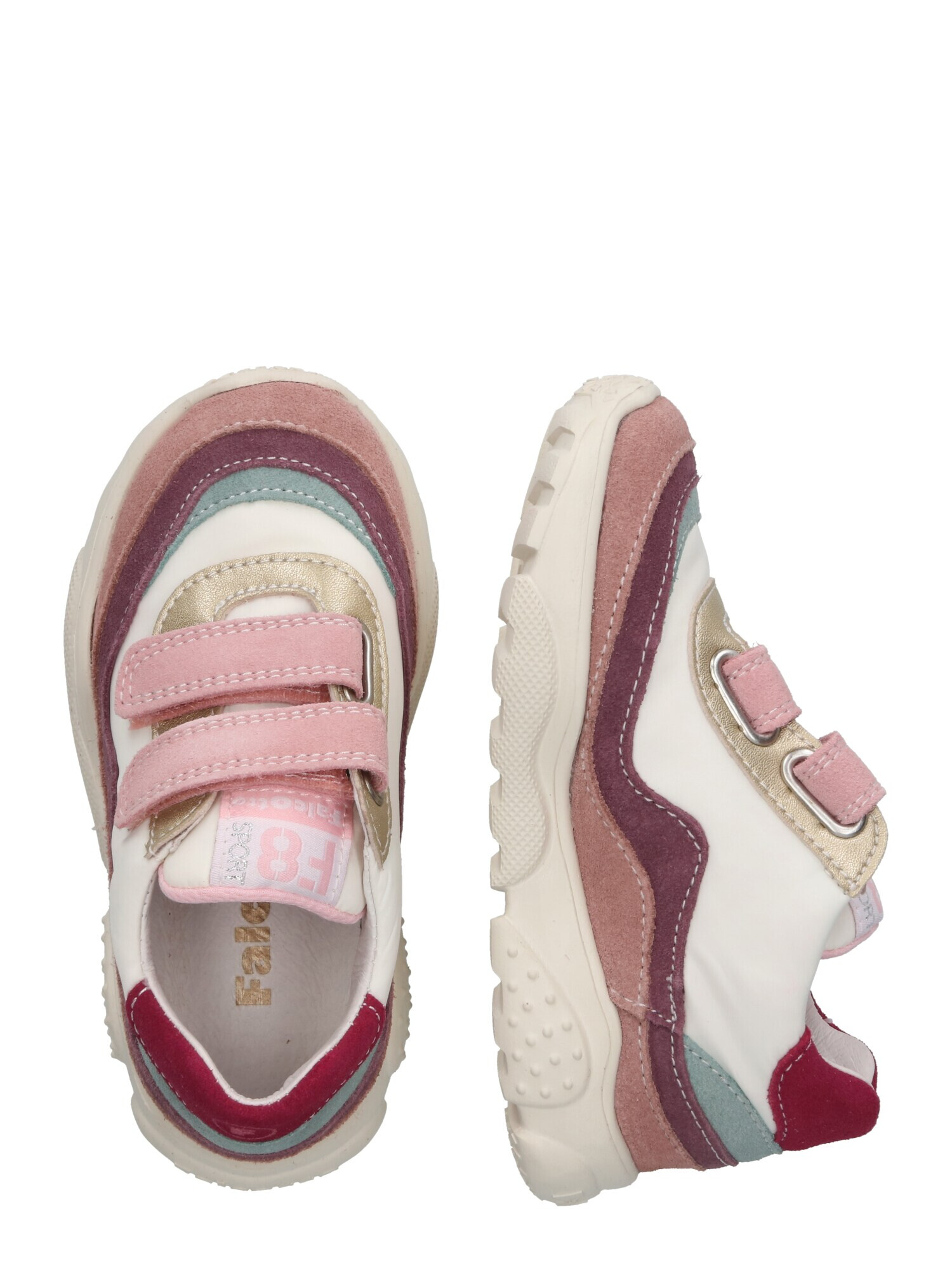 Falcotto Sneaker 'AMANTEA' verde pastel / roz pitaya / roz pal / alb - Pled.ro