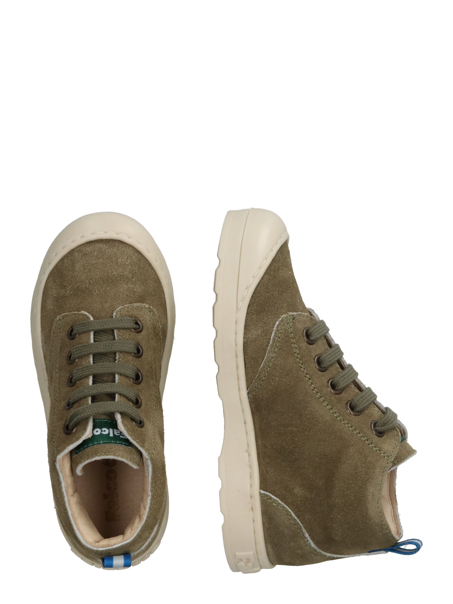 Falcotto Sneaker 'BLUMIT' crem / verde - Pled.ro