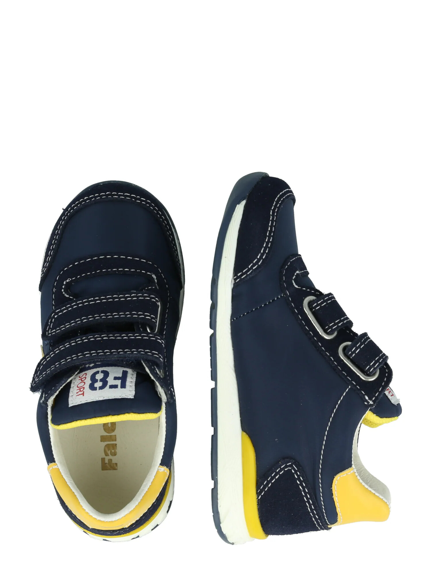 Falcotto Sneaker 'NEW FERDI VL.' bleumarin / galben / alb - Pled.ro