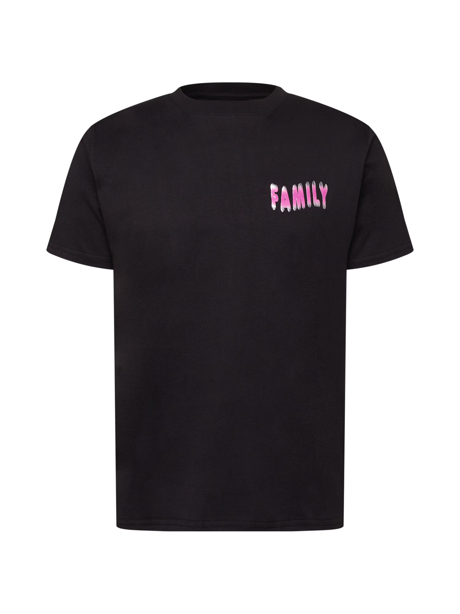 Family First Tricou gri / roz / negru / alb - Pled.ro