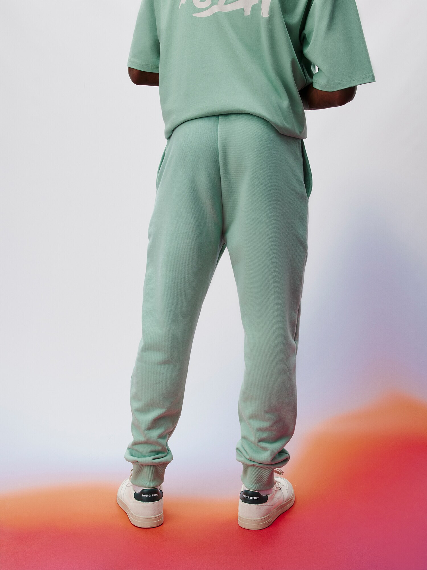 FC BAYERN MÜNCHEN Pantaloni 'Emilio' crem / verde pastel - Pled.ro