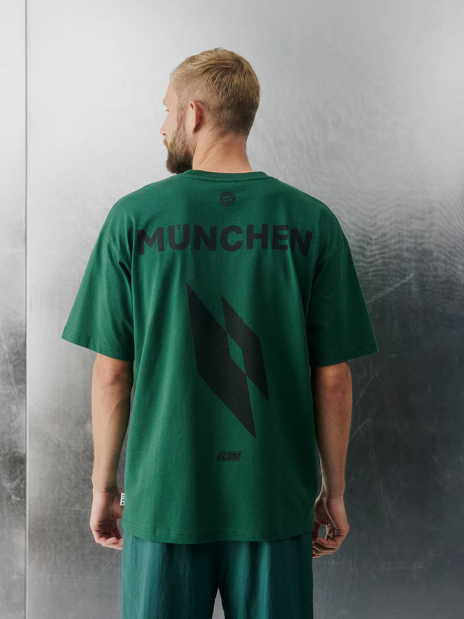 FC BAYERN MÜNCHEN Tricou 'Curt' verde / negru - Pled.ro