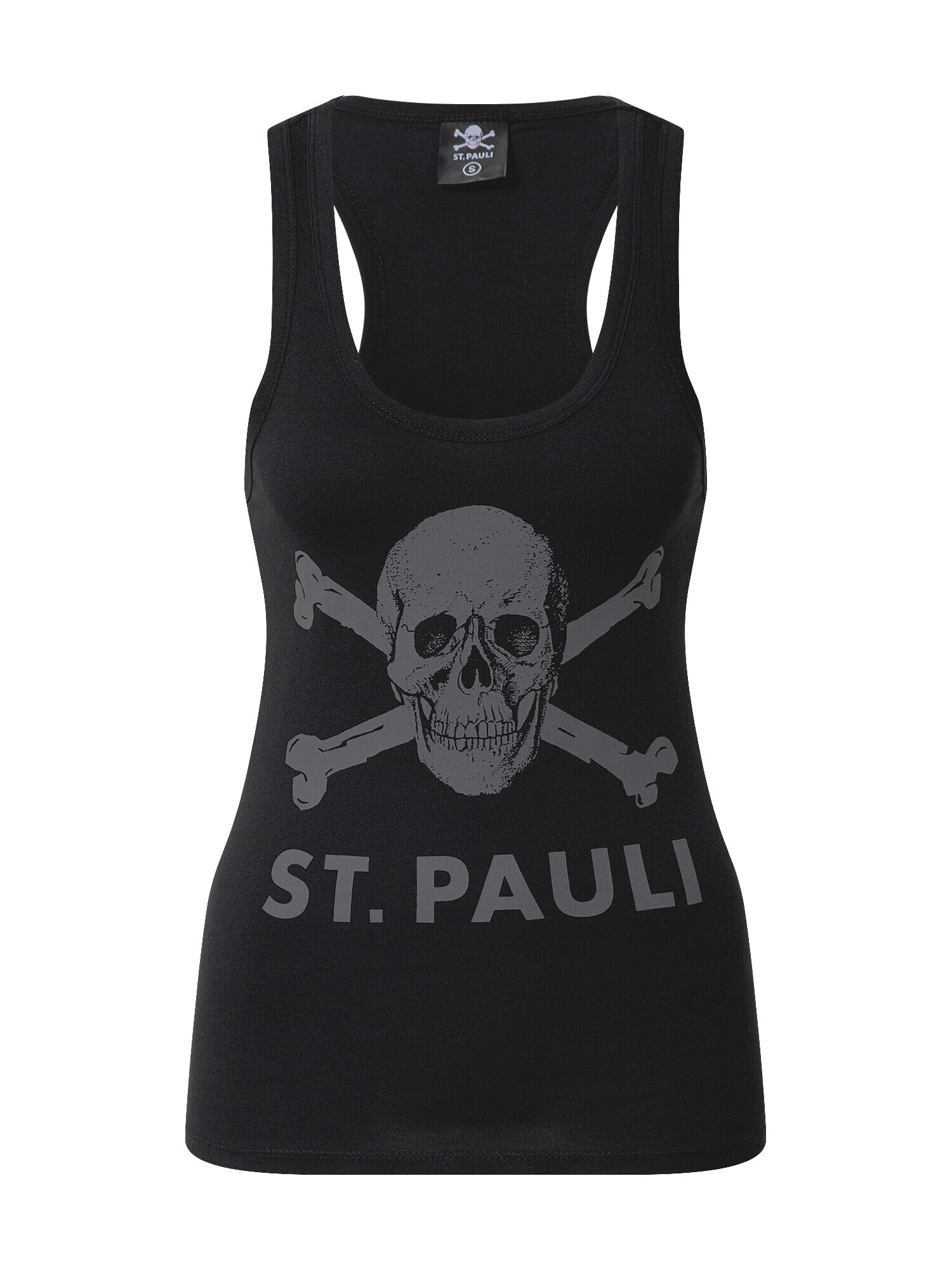 FC St. Pauli Top 'Totenkopf' gri / negru - Pled.ro