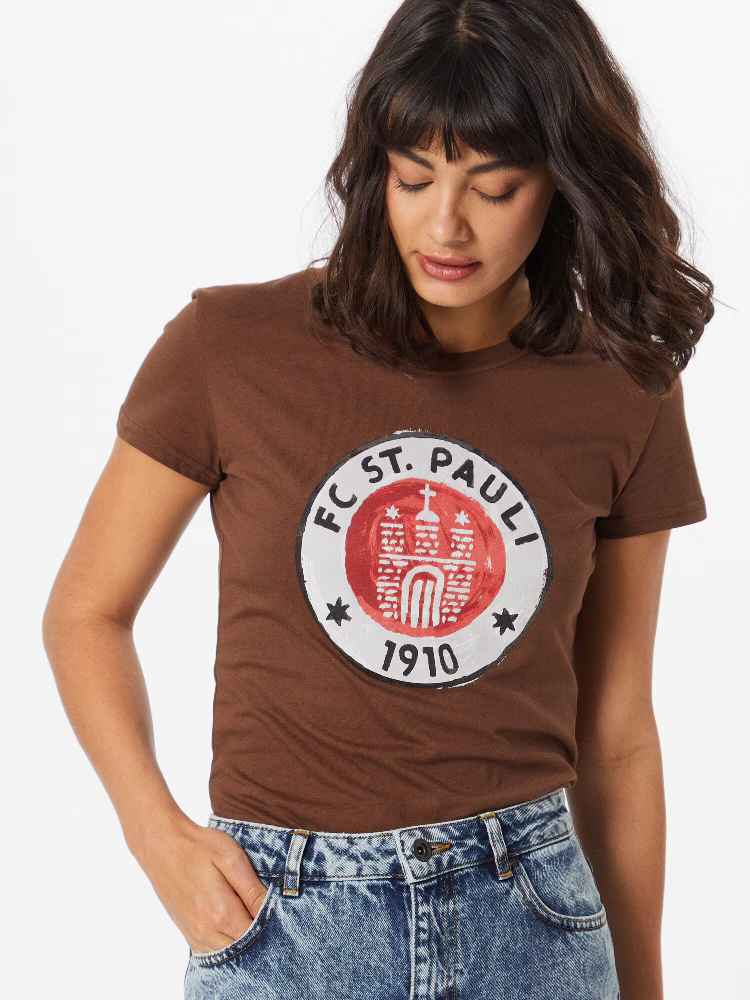 FC St. Pauli Tricou maro / roșu / alb - Pled.ro