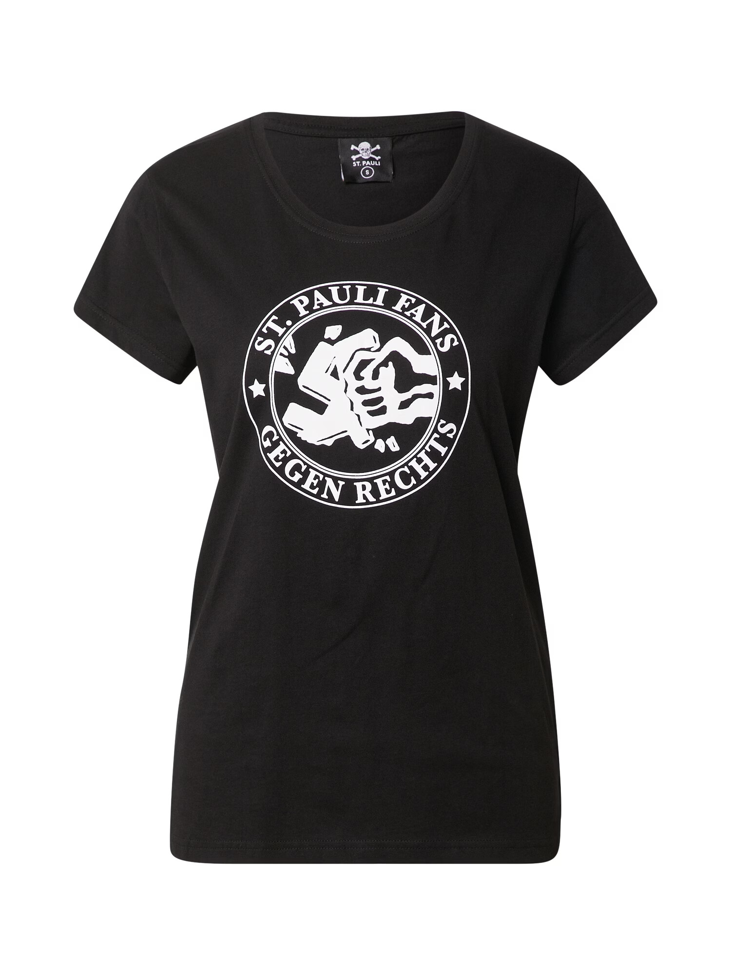 FC St. Pauli Tricou negru / alb - Pled.ro