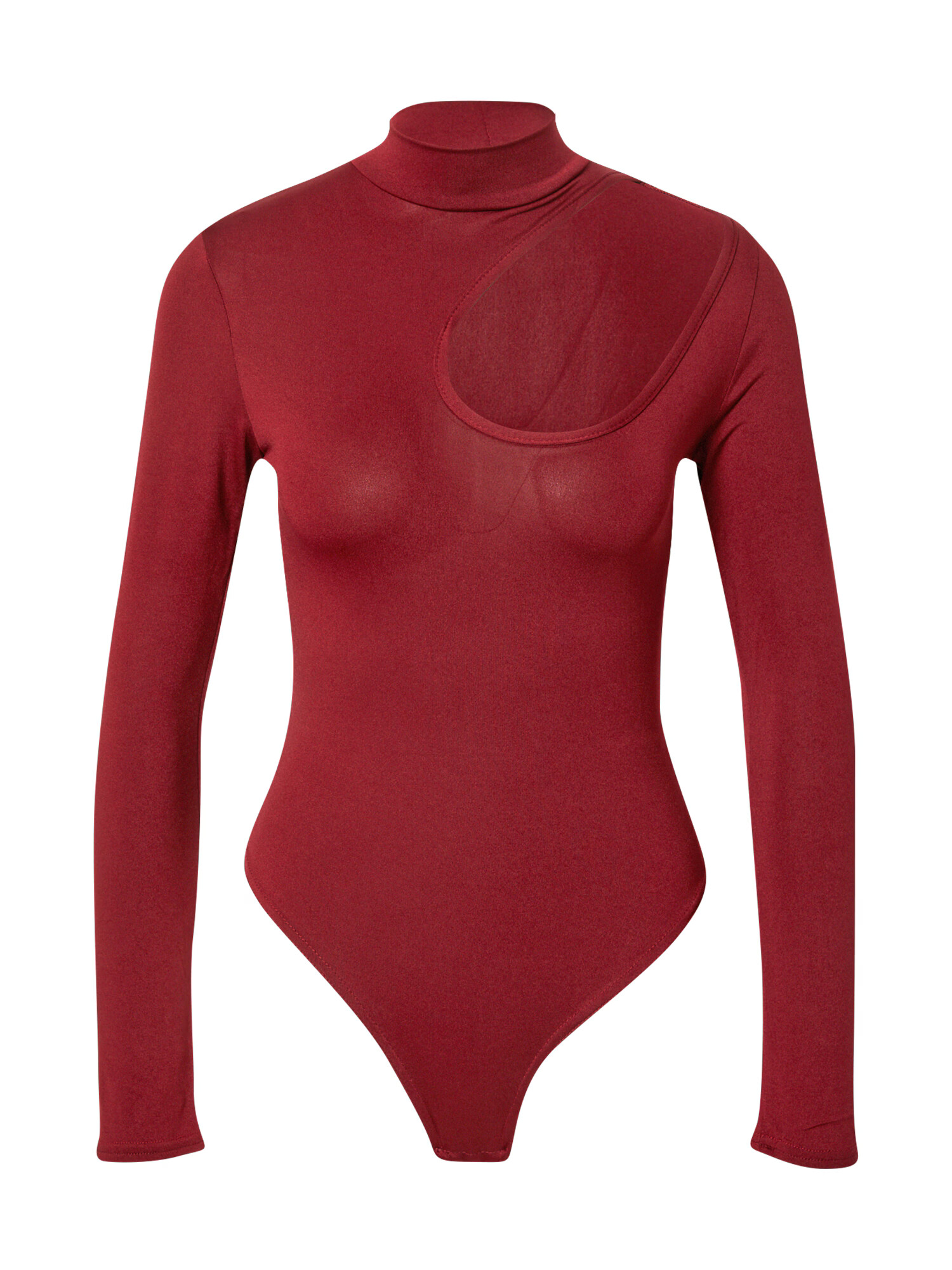 Femme Luxe Tricou body 'MADGE' roșu burgundy - Pled.ro