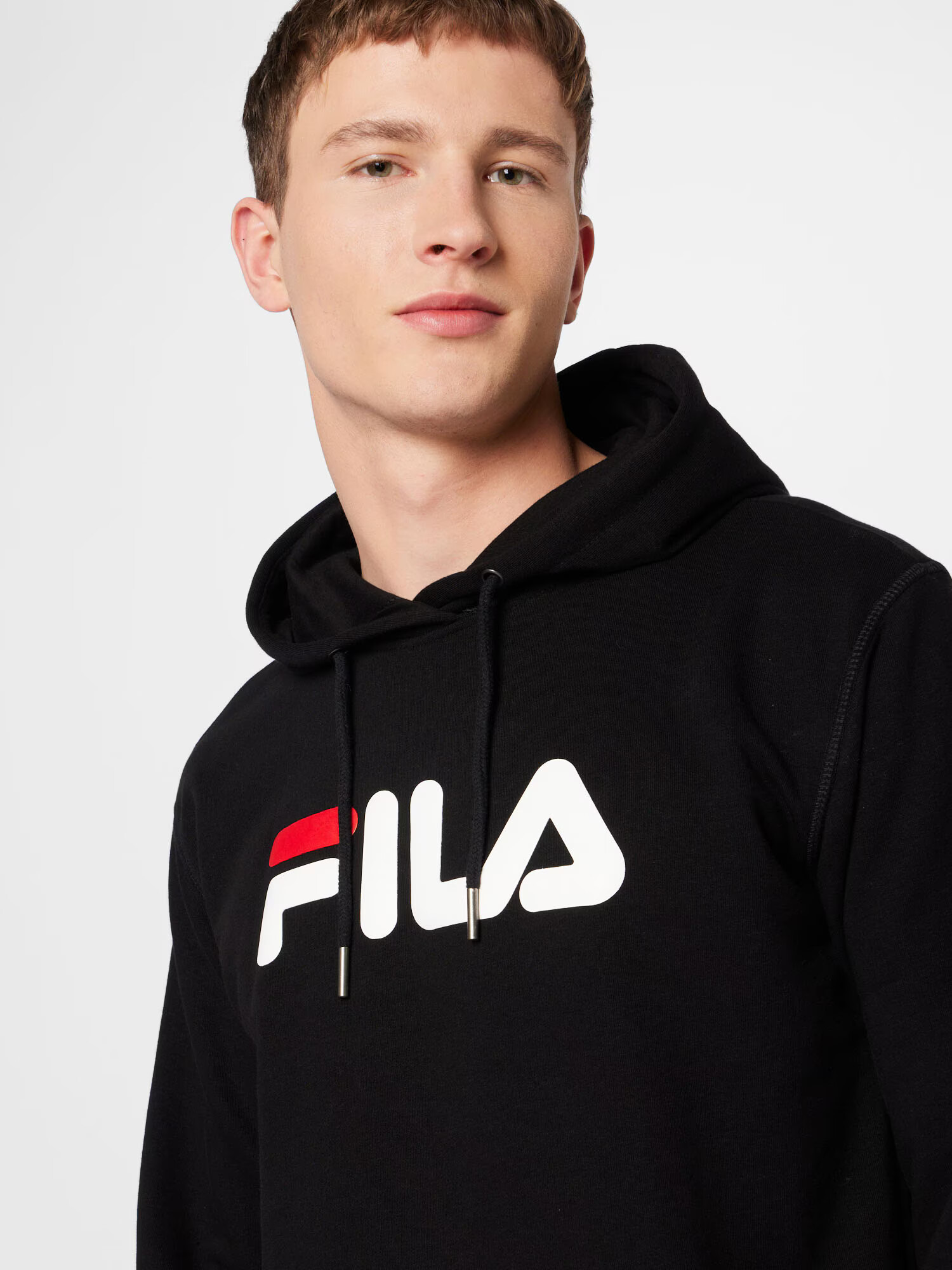 FILA Hanorac sport 'BARUMINI' roșu / negru / alb - Pled.ro