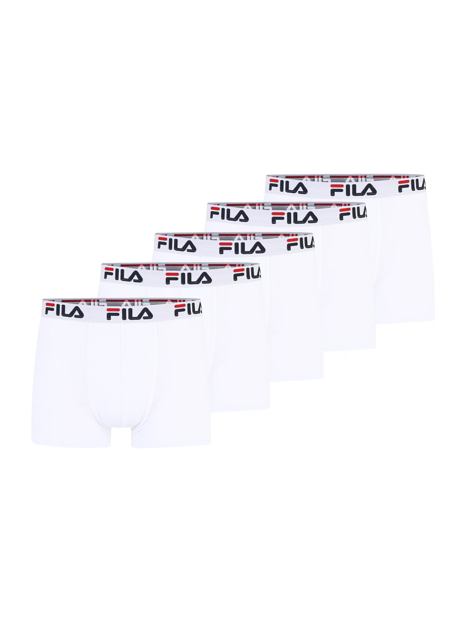 FILA Boxeri gri deschis / roșu / negru / alb - Pled.ro