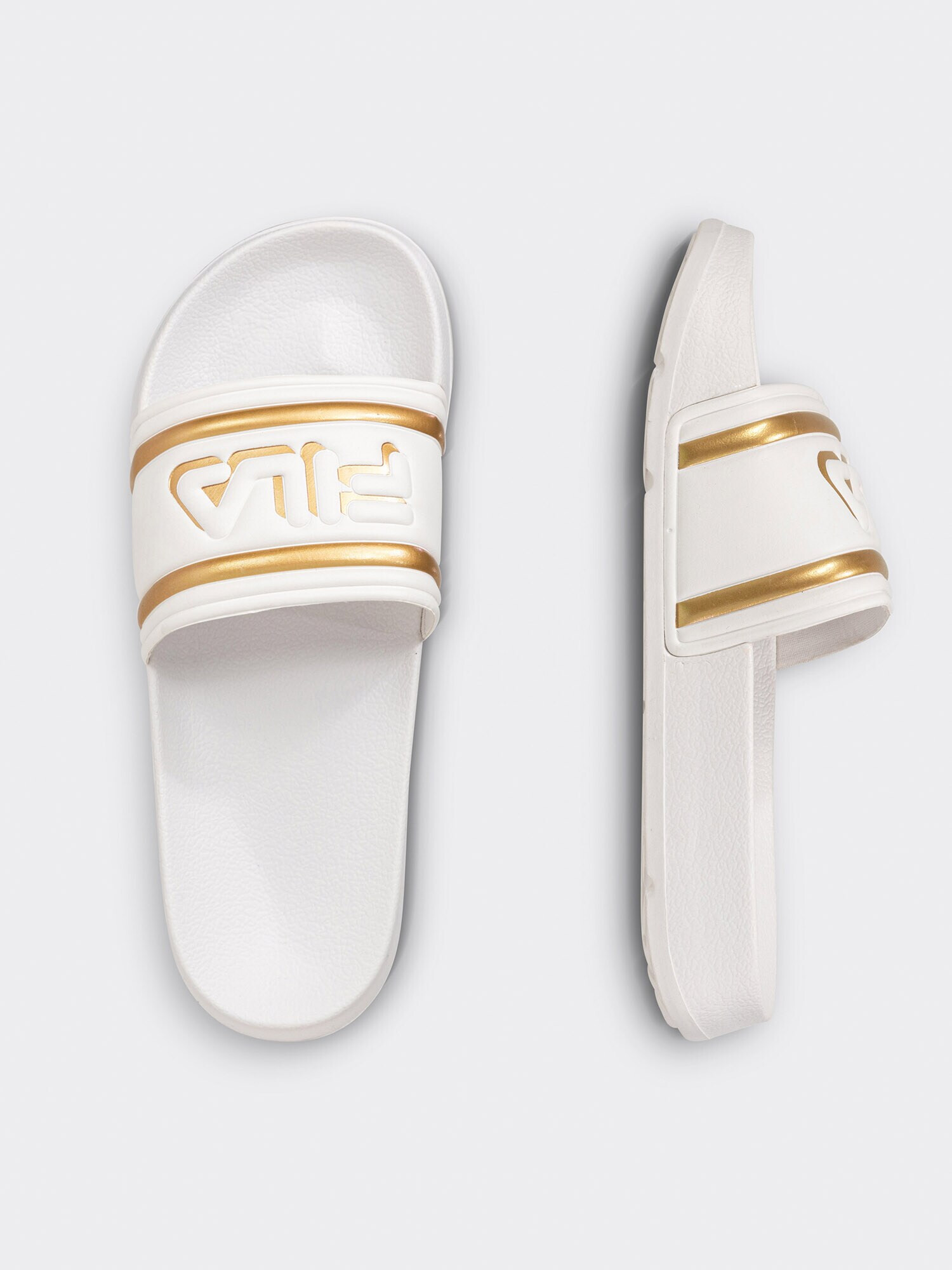 FILA Flip-flops 'MORRO BAY ZEPPA' auriu / alb - Pled.ro