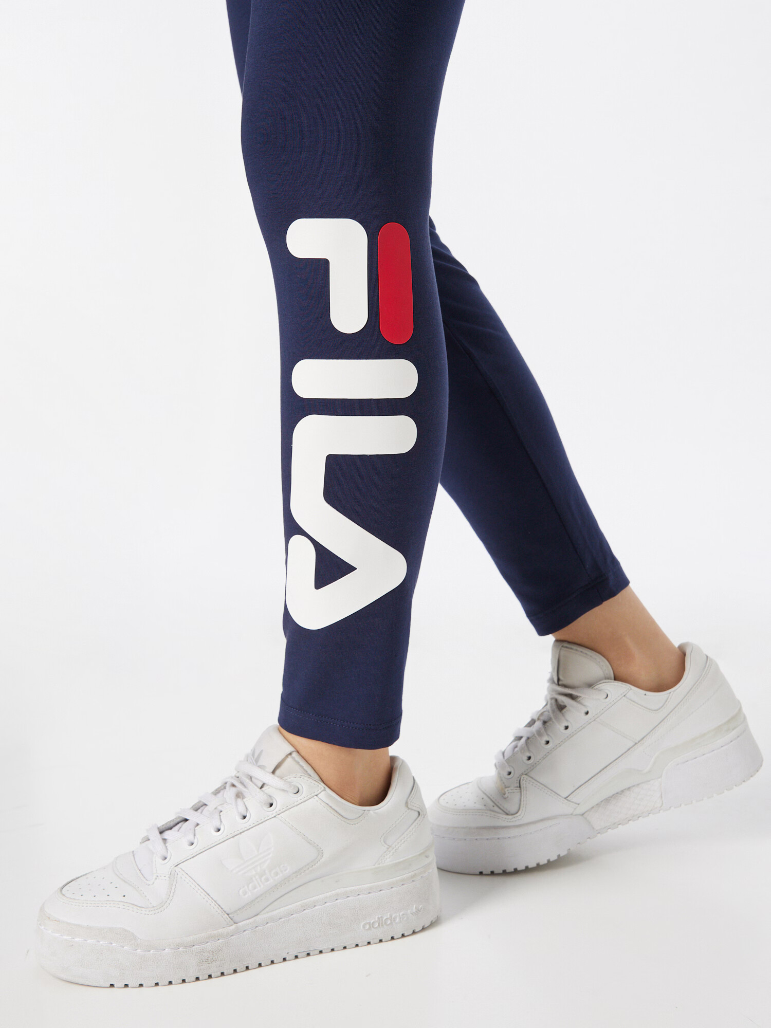 FILA Leggings albastru / alb - Pled.ro