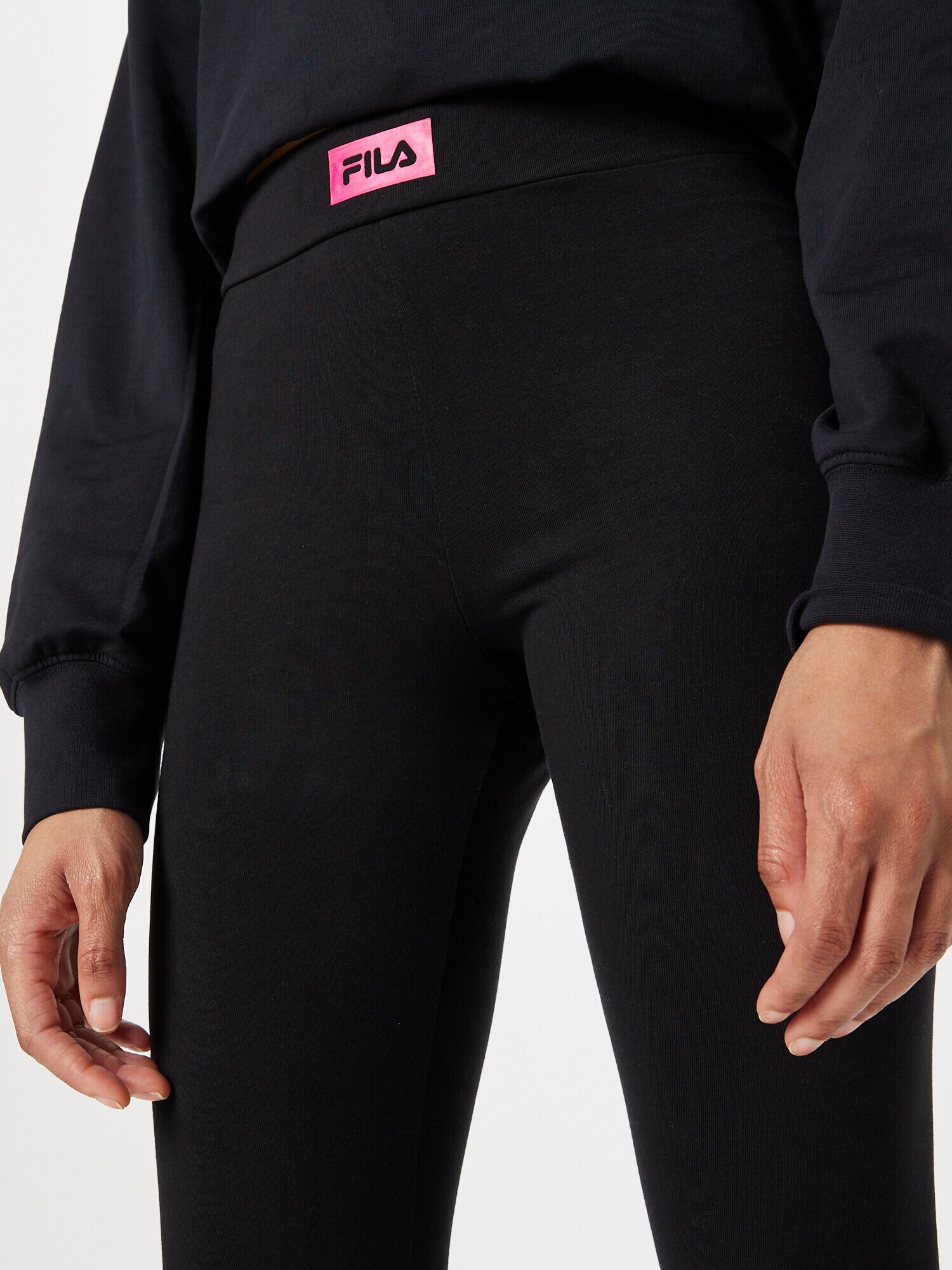 FILA Leggings 'Bayonne' roz / negru - Pled.ro