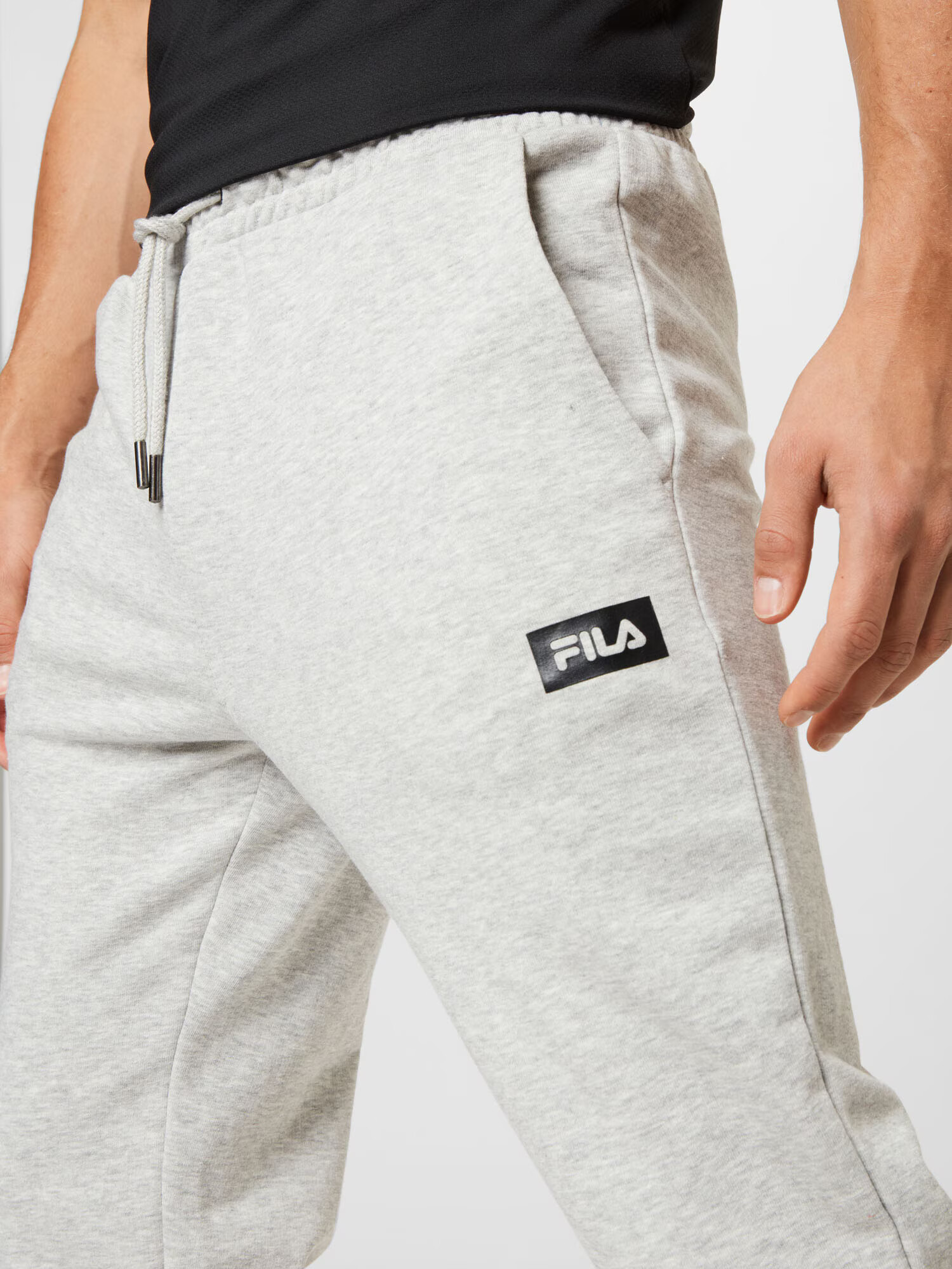 FILA Pantaloni 'Biorine' gri deschis / negru - Pled.ro