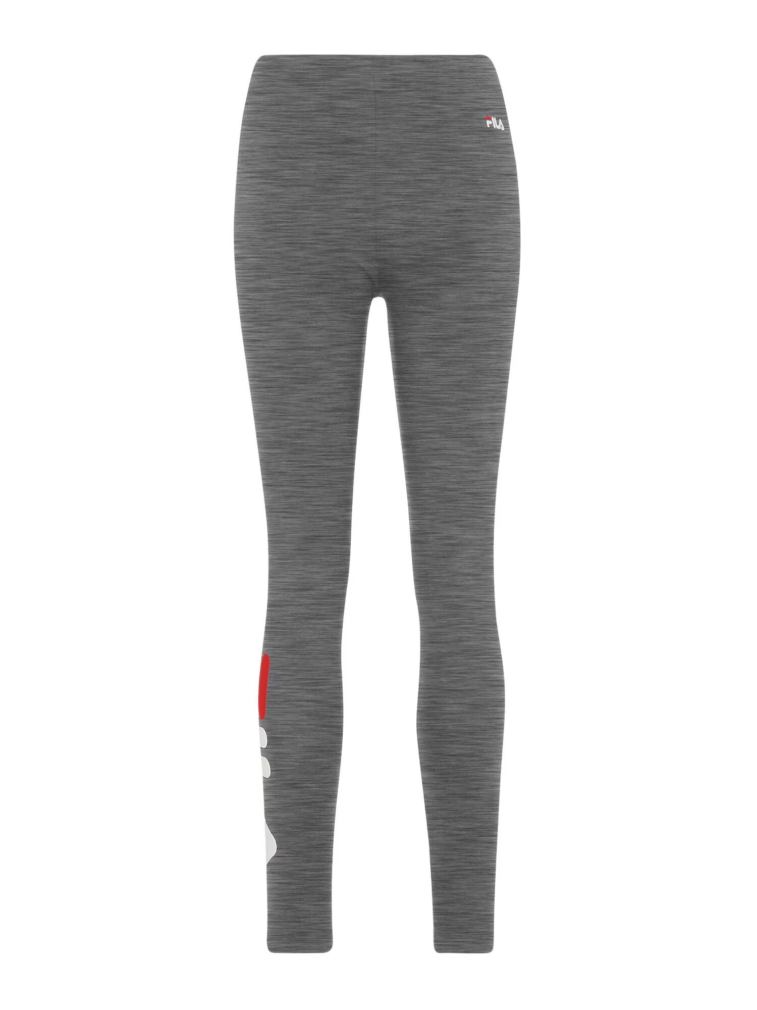 FILA Leggings 'BAEK' gri amestecat / alb - Pled.ro