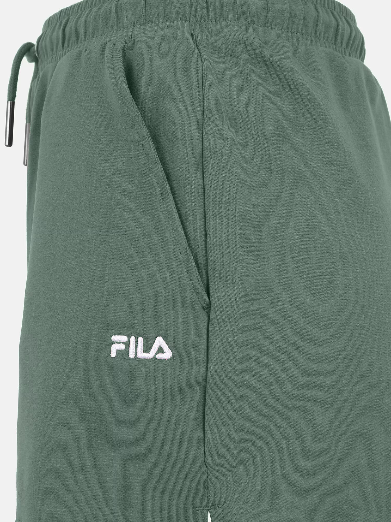 FILA Pantaloni 'BRANDENBURG' verde închis / alb - Pled.ro