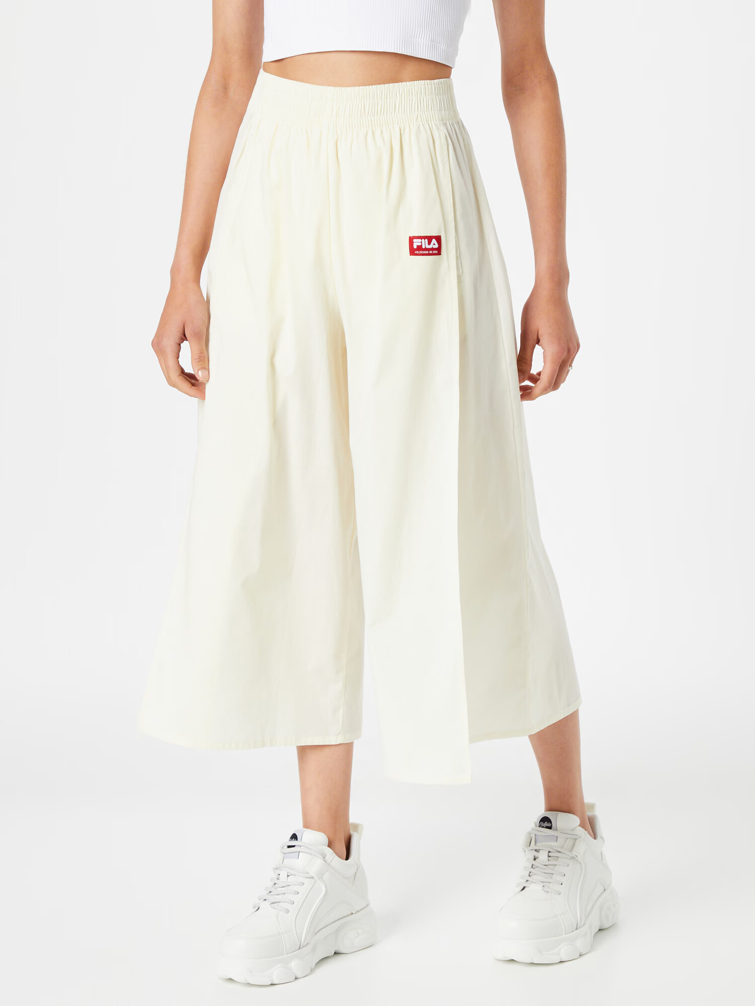 FILA Pantaloni 'TERME' galben pastel / roșu - Pled.ro