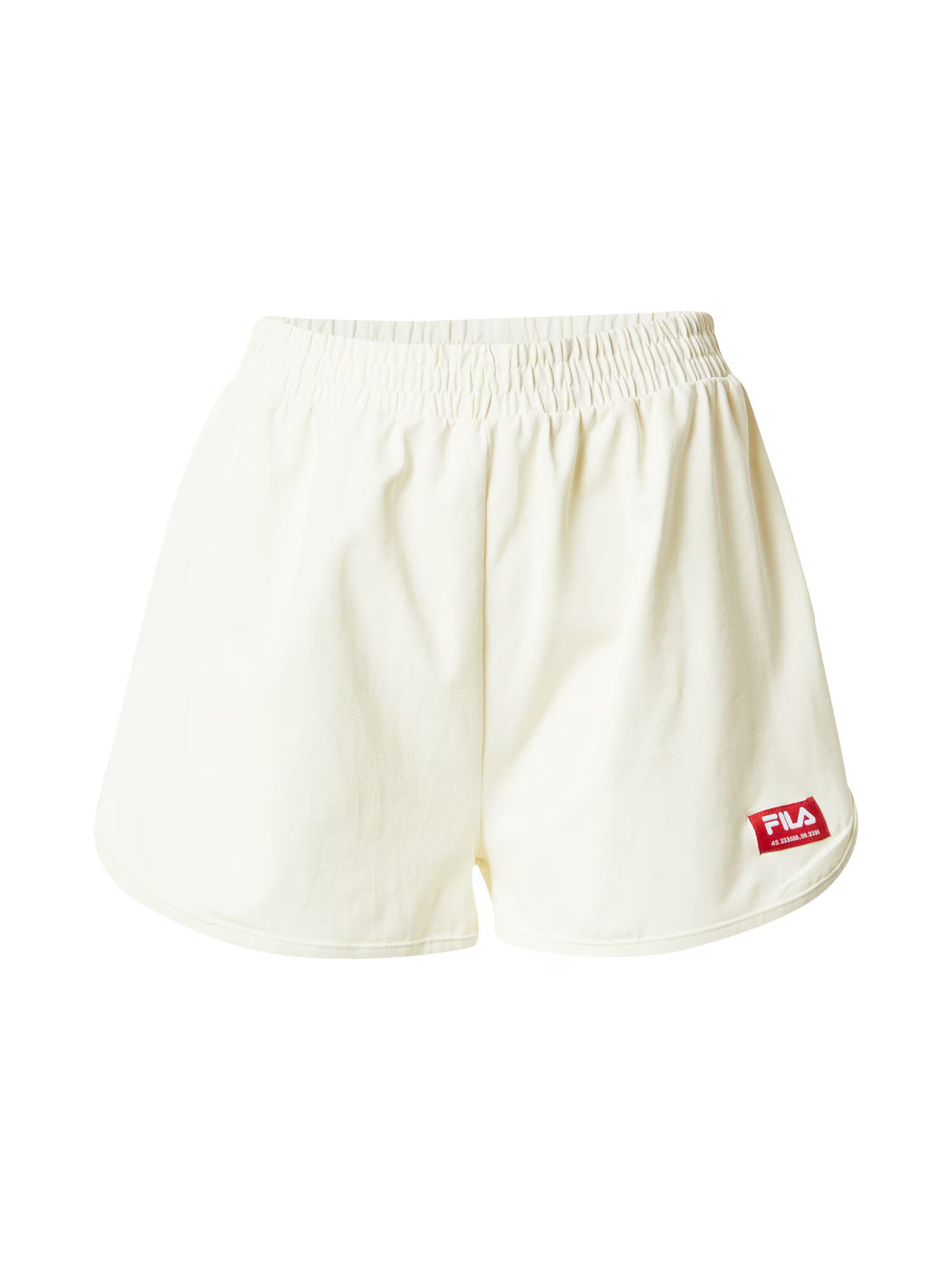 FILA Pantaloni 'TOULON' galben pastel / roșu intens / alb - Pled.ro