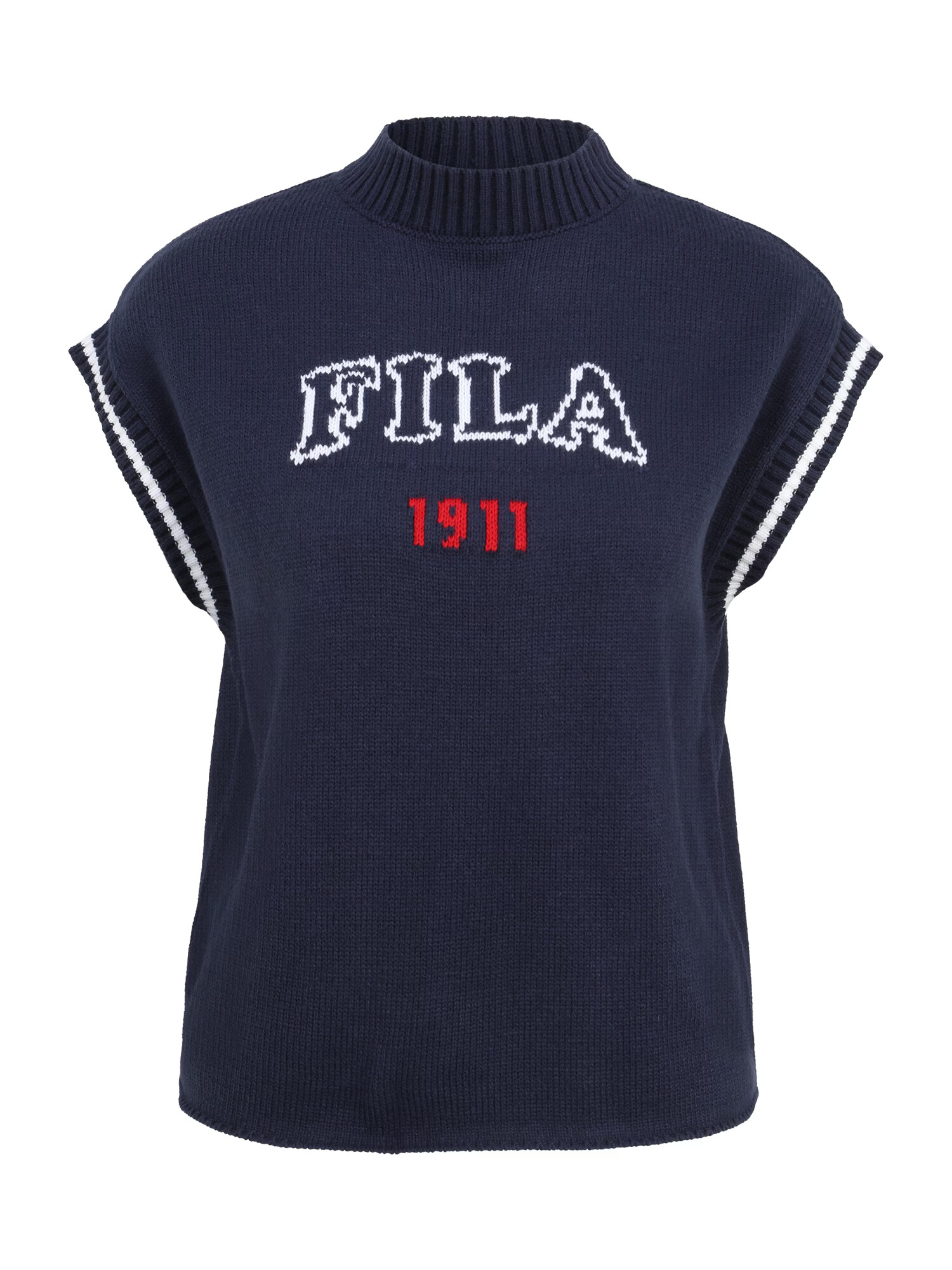 FILA Pulover 'TARIJA' bleumarin / roșu intens / alb - Pled.ro