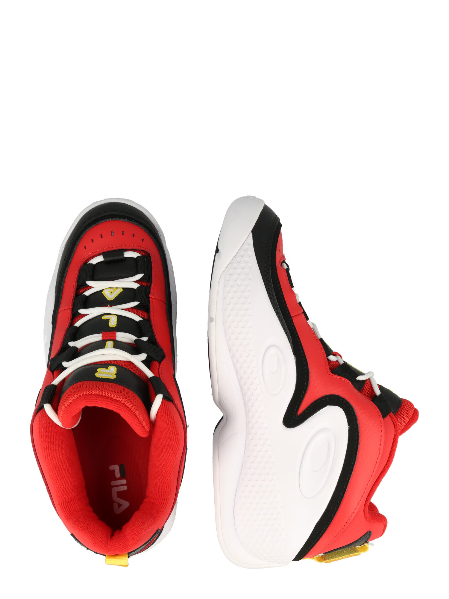 FILA Sneaker înalt 'GRANT HILL 3' galben / roșu intens / negru / alb - Pled.ro