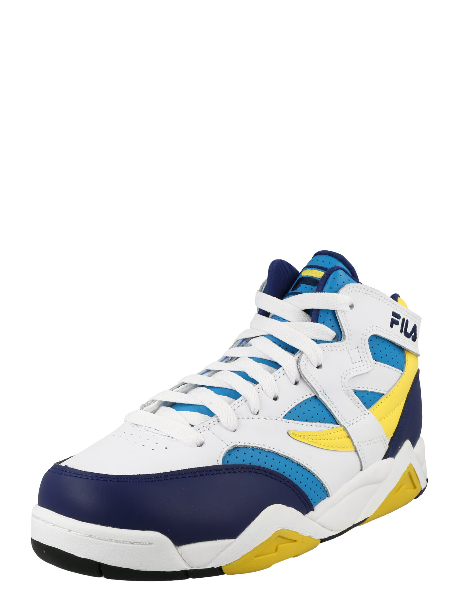 FILA Sneaker înalt 'M-SQUAD' bleumarin / azuriu / galben citron / alb - Pled.ro