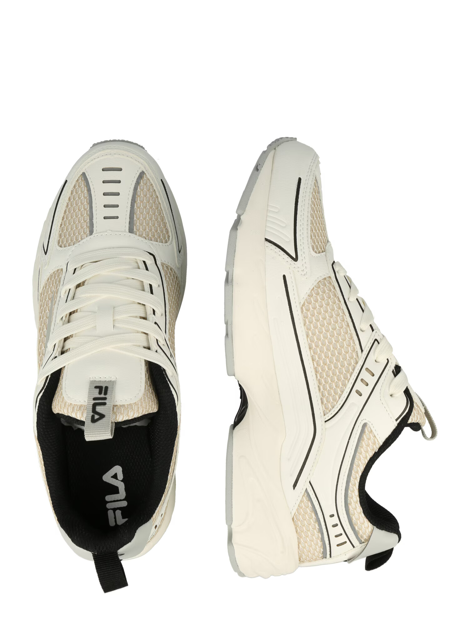 FILA Sneaker low '2000 STUNNER' crem / gri argintiu / negru / alb murdar - Pled.ro