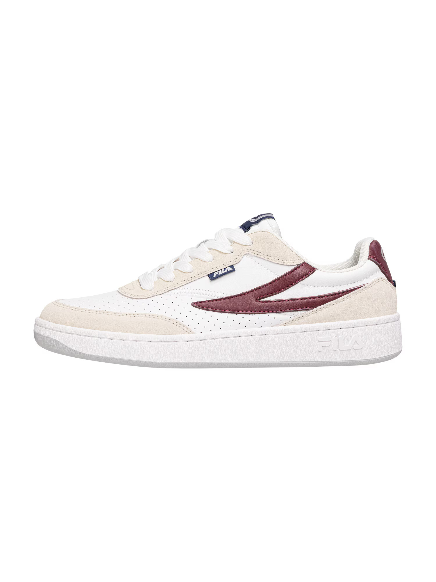 FILA Sneaker low bej / roșu bordeaux / alb - Pled.ro