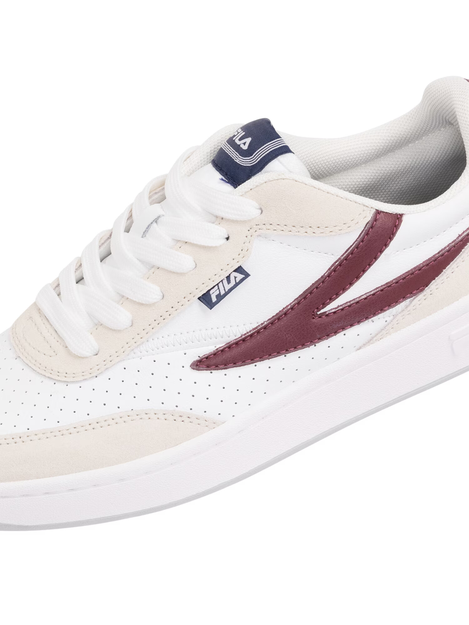 FILA Sneaker low bej / roșu bordeaux / alb - Pled.ro