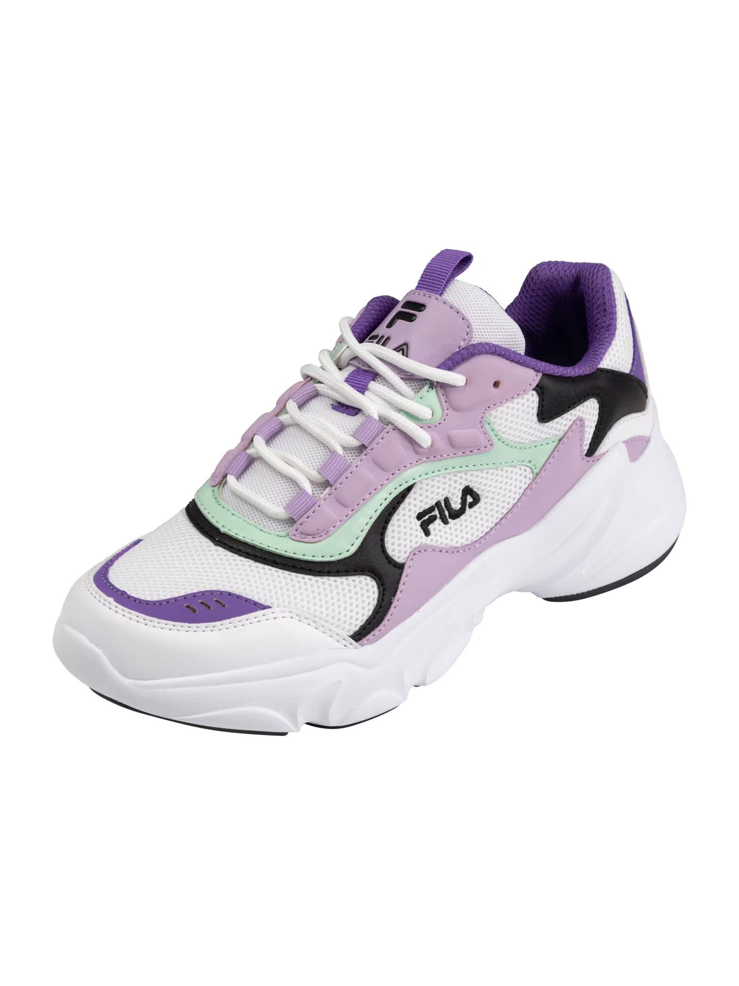 FILA Sneaker low 'COLLENE' verde mentă / mov lavandă / negru / alb - Pled.ro