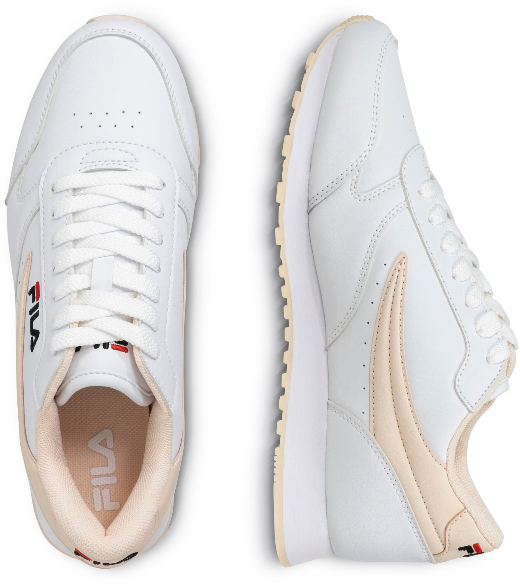 FILA Sneaker low crem / bleumarin / sângeriu / alb - Pled.ro