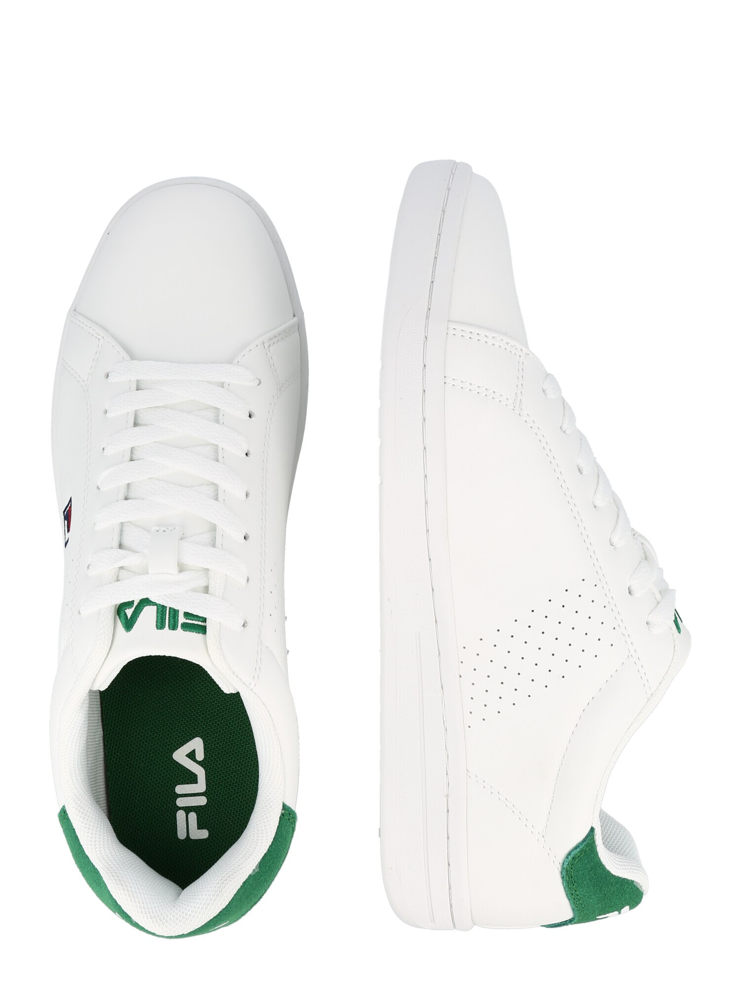 FILA Sneaker low 'CROSSCOURT' bleumarin / verde / roșu / alb - Pled.ro