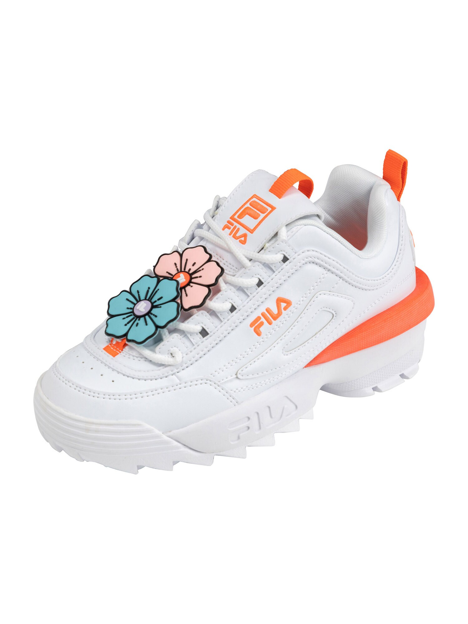 FILA Sneaker low 'Disruptor' albastru / portocaliu / negru / alb - Pled.ro