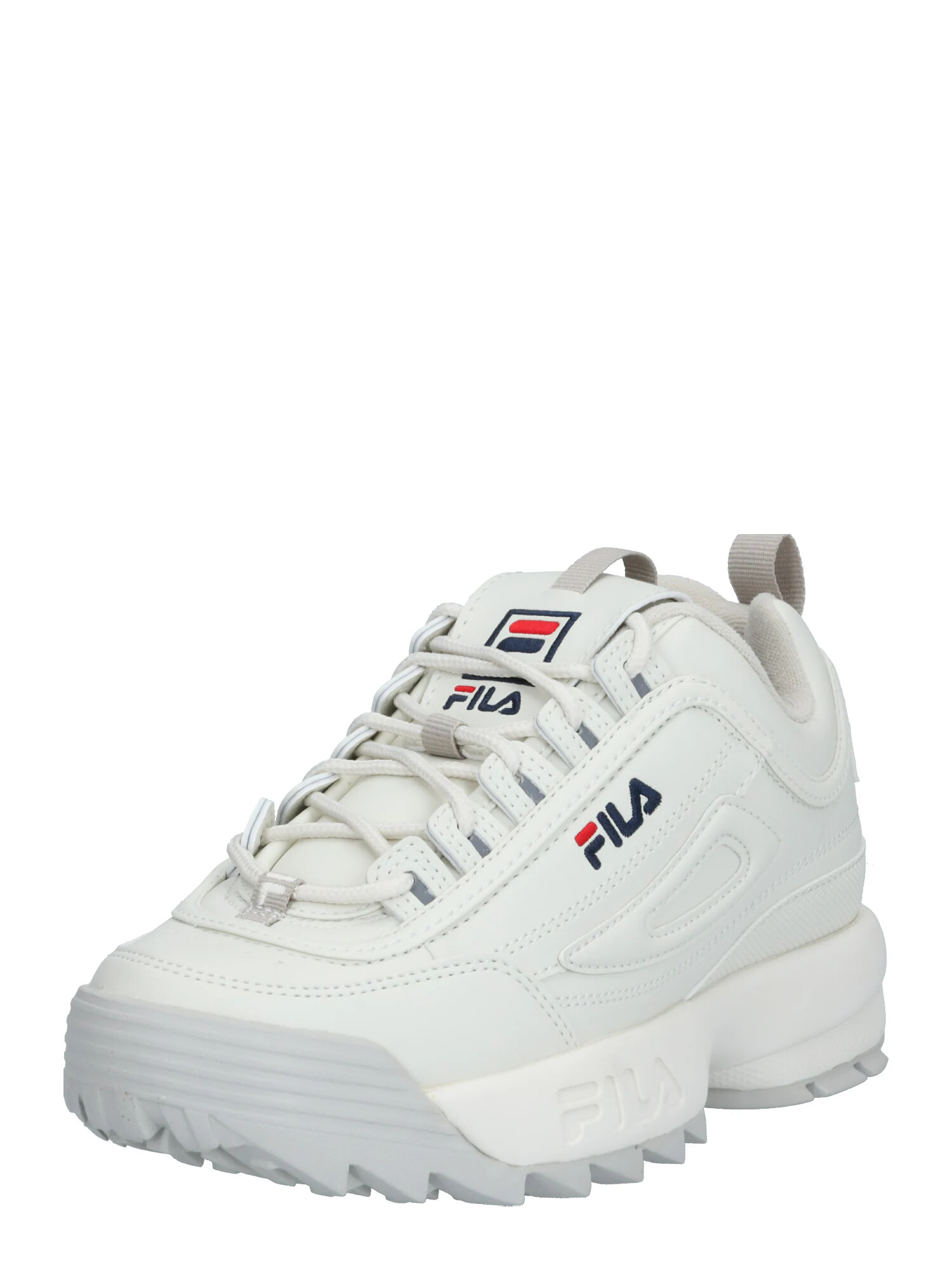 FILA Sneaker low 'DISRUPTOR' bleumarin / gri deschis / roși aprins / alb - Pled.ro