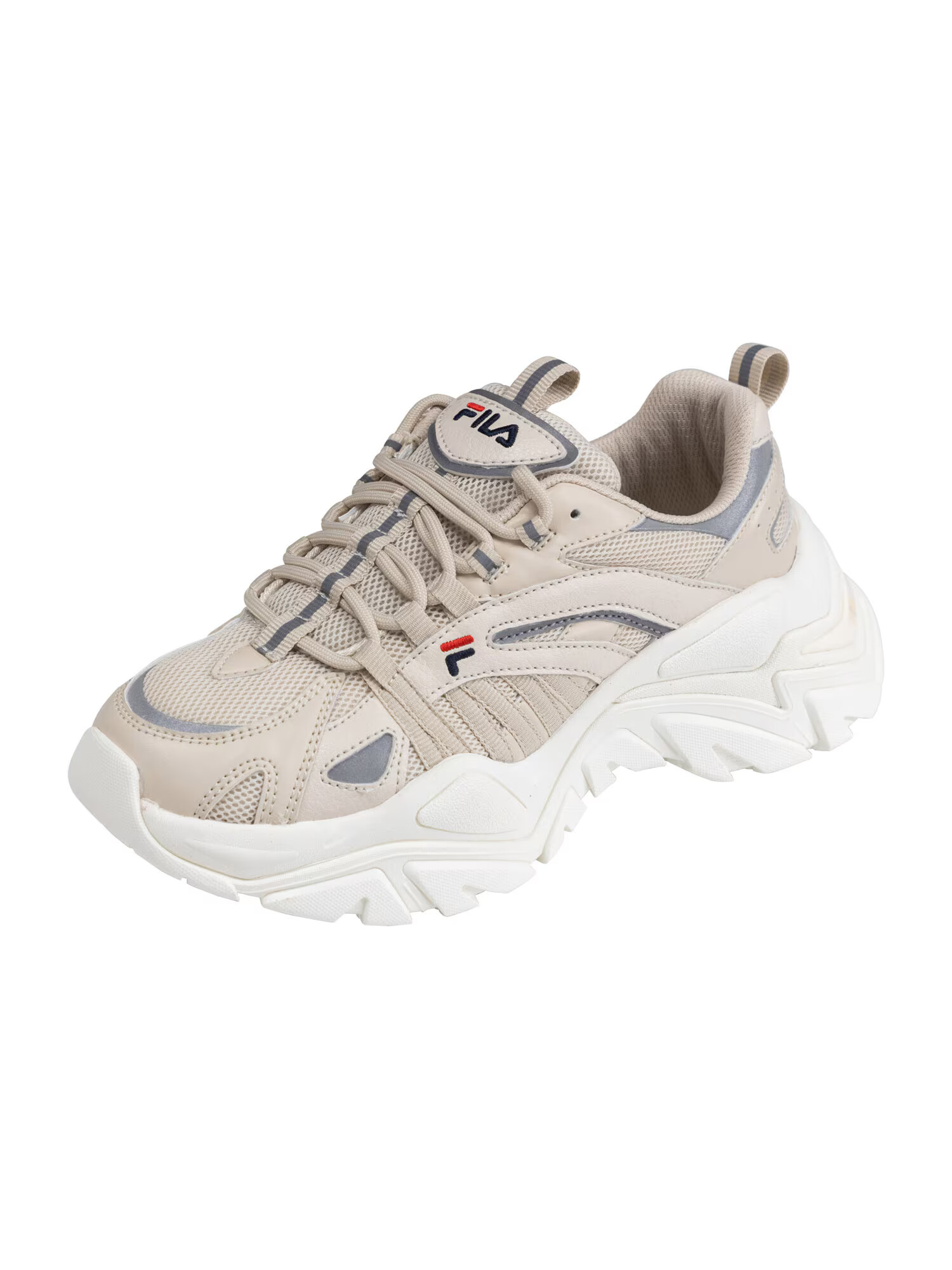 FILA Sneaker low 'ELECTROVE' bej / gri / roșu - Pled.ro