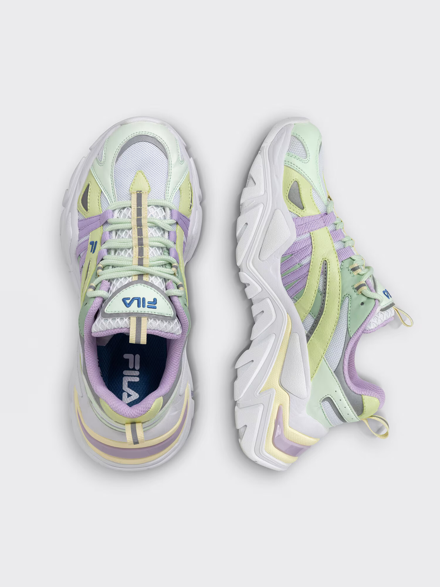 FILA Sneaker low 'ELECTROVE' verde pastel / mov pastel / alb - Pled.ro