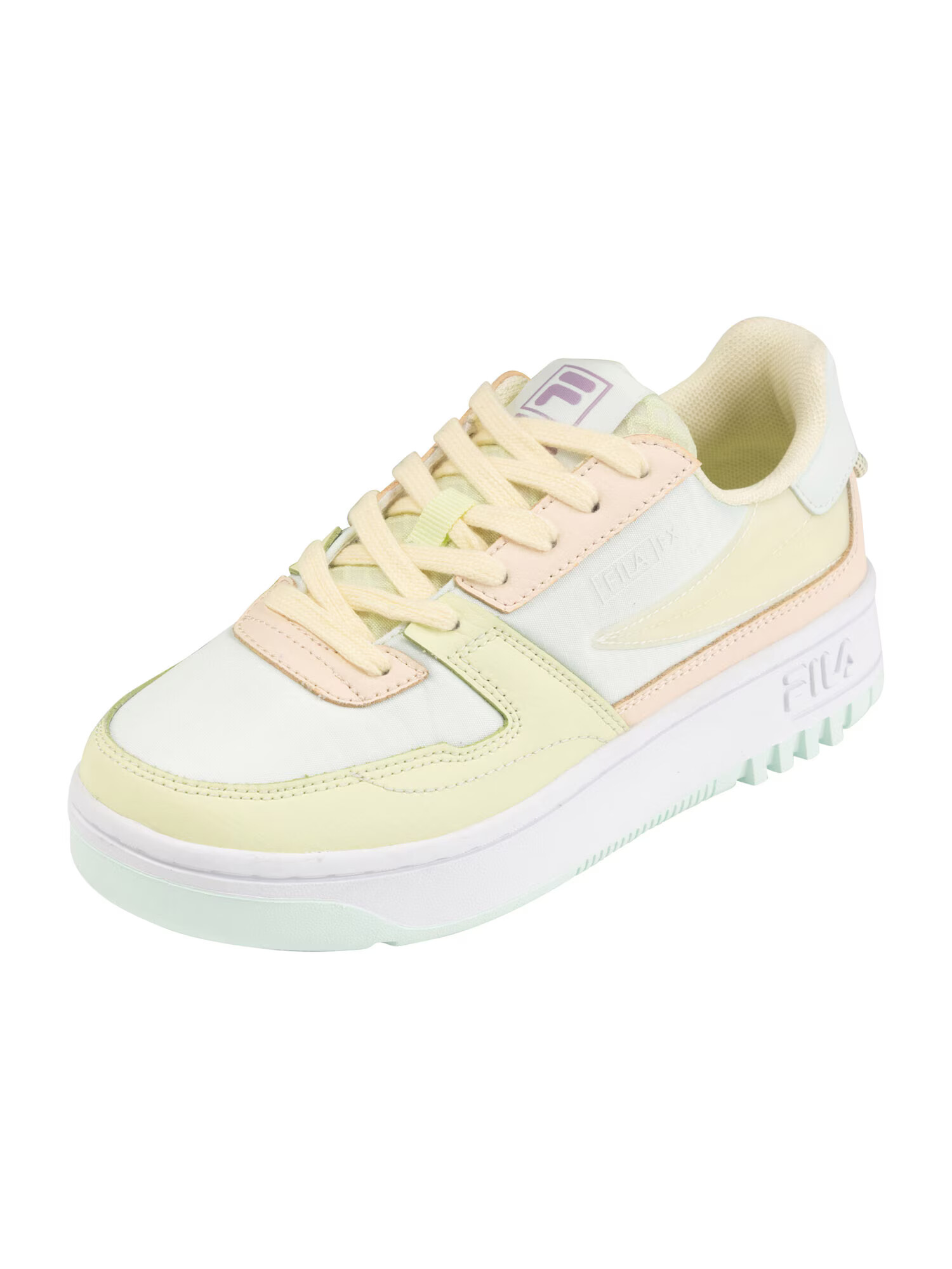 FILA Sneaker low 'Fxventuno' verde pastel / verde deschis / roz pastel / alb - Pled.ro