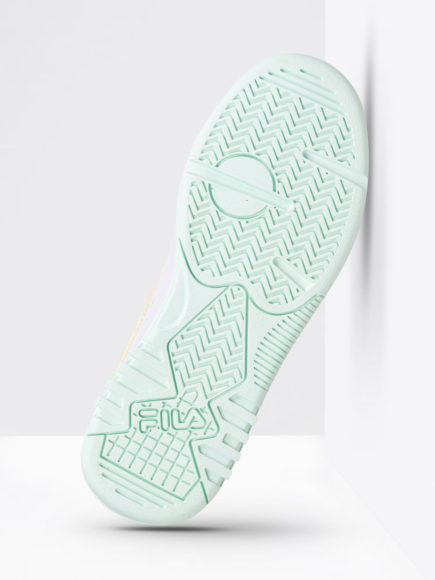 FILA Sneaker low 'Fxventuno' verde pastel / verde deschis / roz pastel / alb - Pled.ro