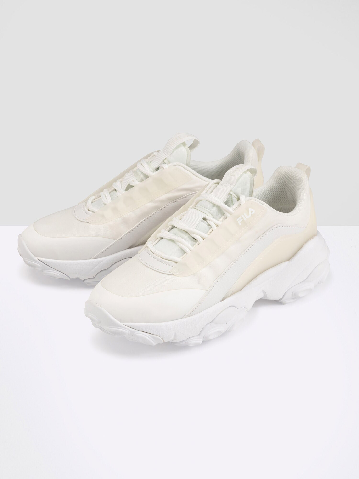 FILA Sneaker low 'LOLIGO' alb / alb lână - Pled.ro