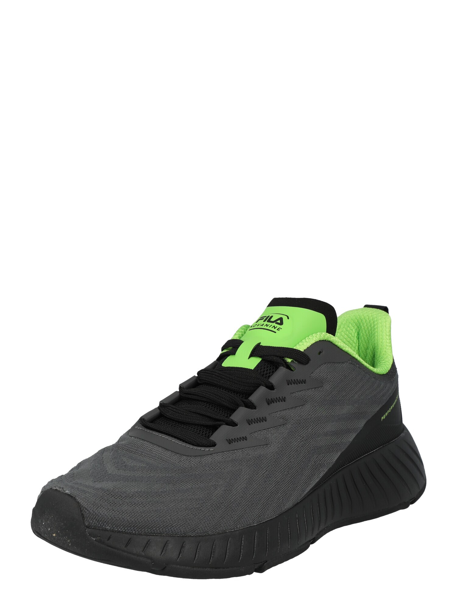 FILA Sneaker low 'NOVANINE' gri închis / verde neon / negru - Pled.ro