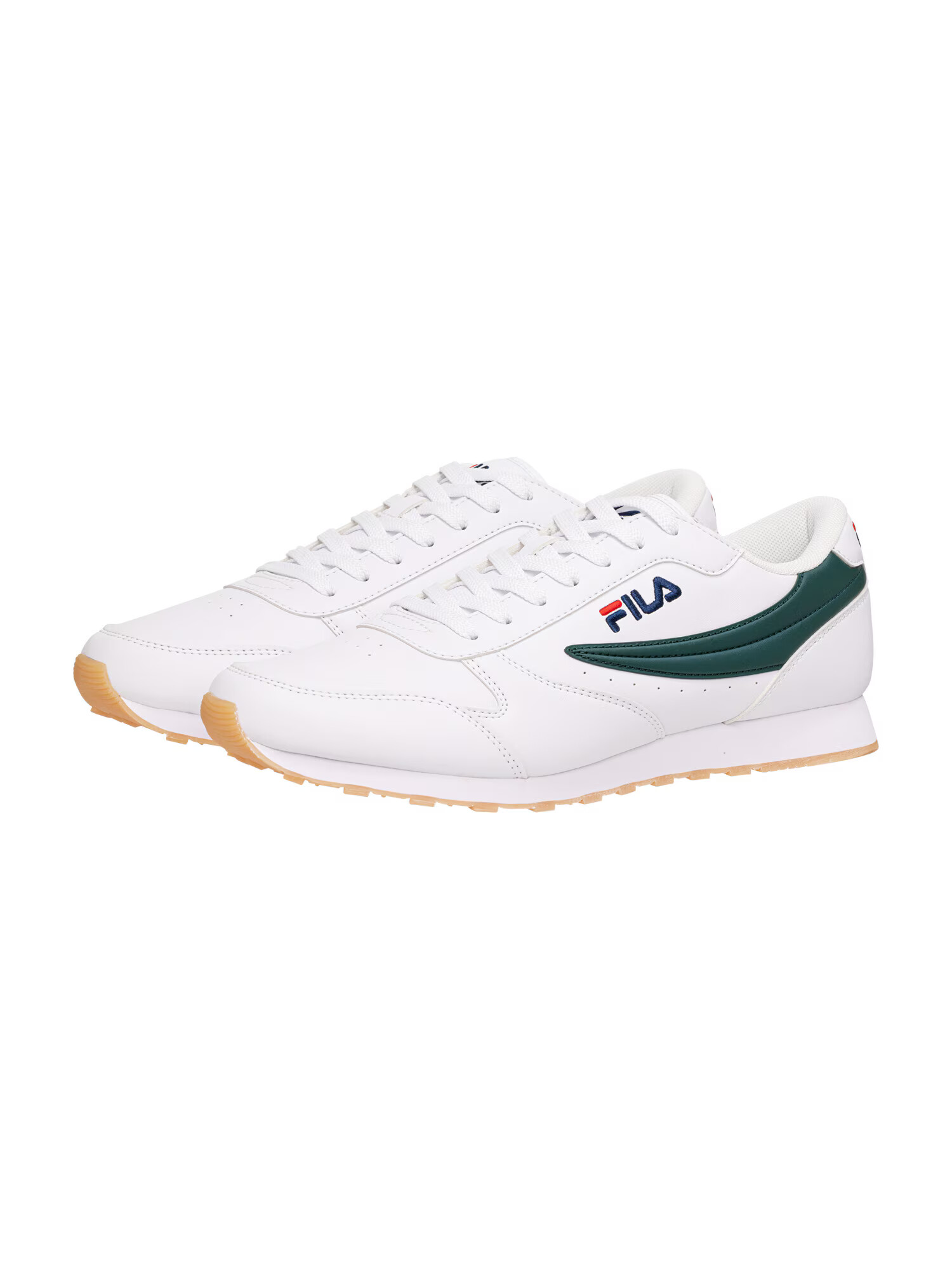 FILA Sneaker low 'Orbit' bleumarin / verde petrol / roșu / alb - Pled.ro