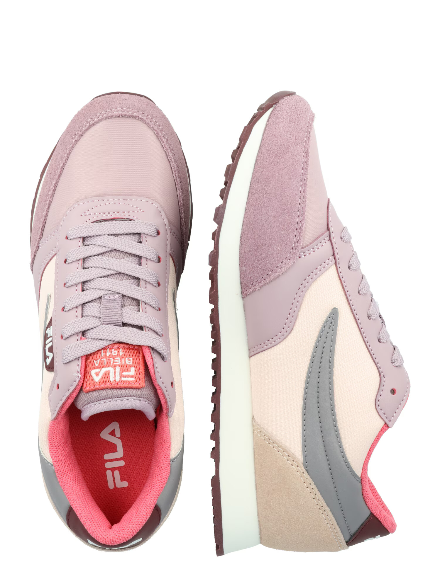 FILA Sneaker low 'ORBIT' gri / mauve / portocaliu piersică - Pled.ro