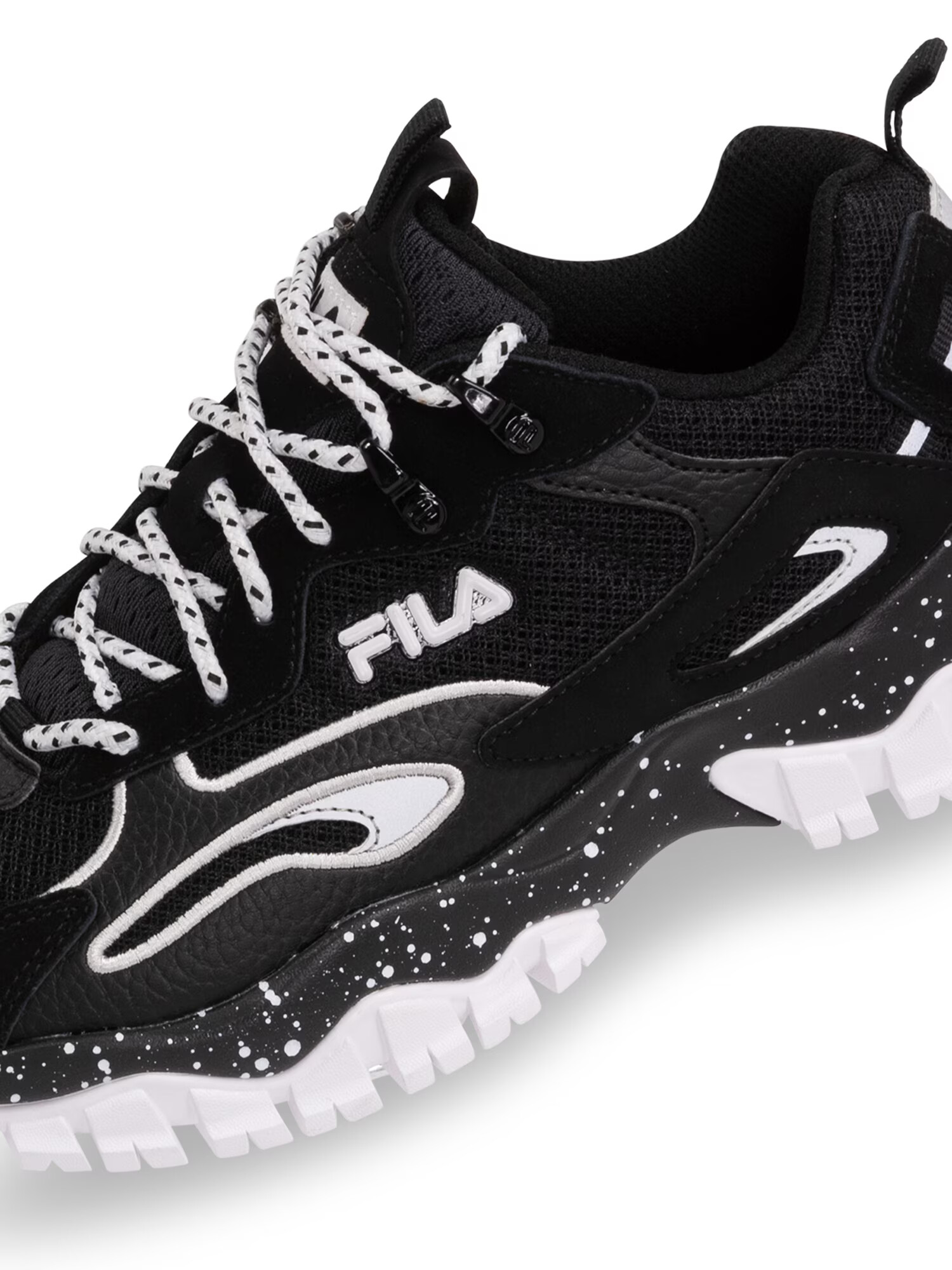 FILA Sneaker low 'RAY TRACER ' negru / argintiu / alb - Pled.ro