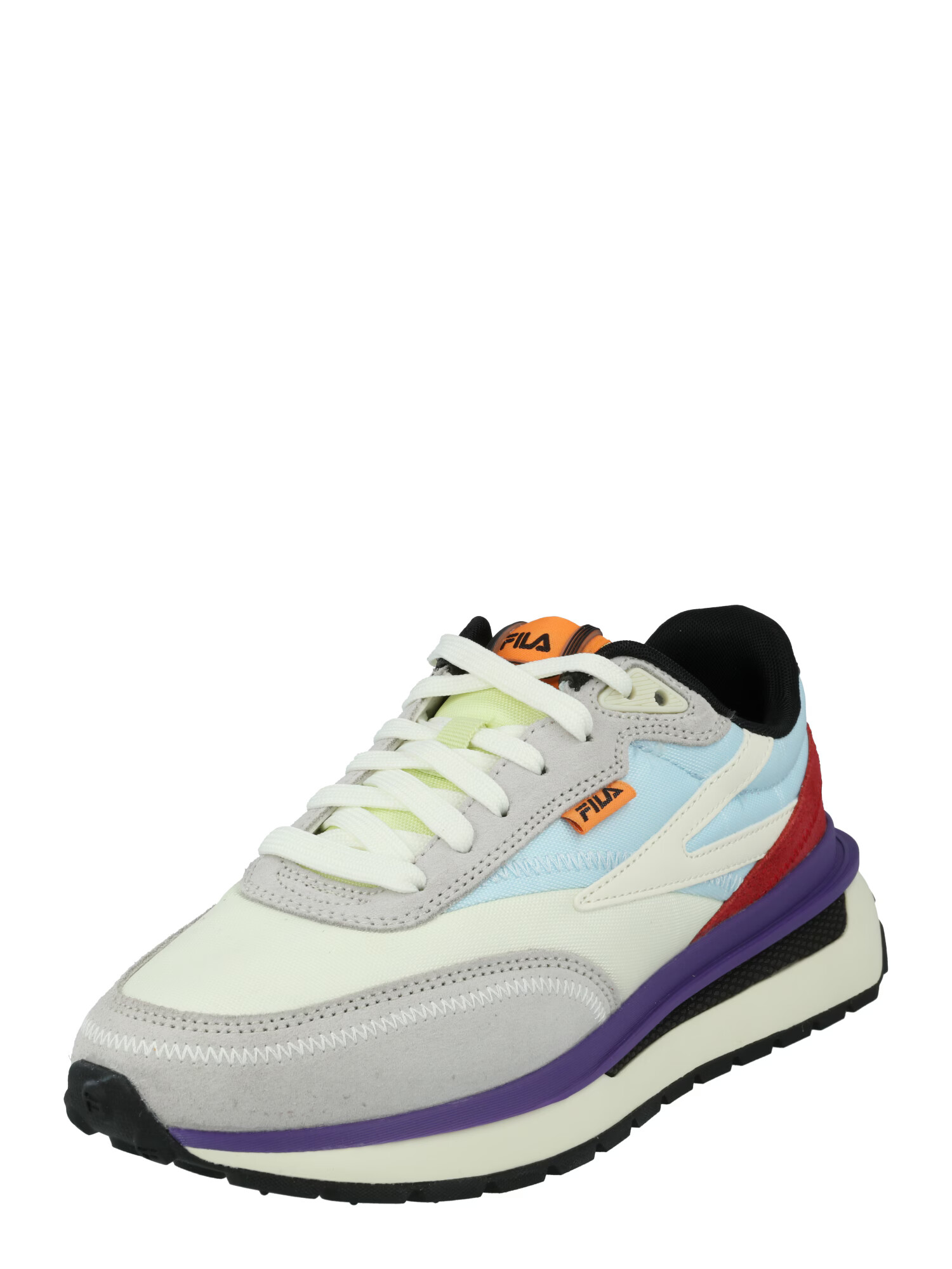 FILA Sneaker low 'REGGIO' albastru deschis / gri deschis / verde pastel / roșu vin - Pled.ro