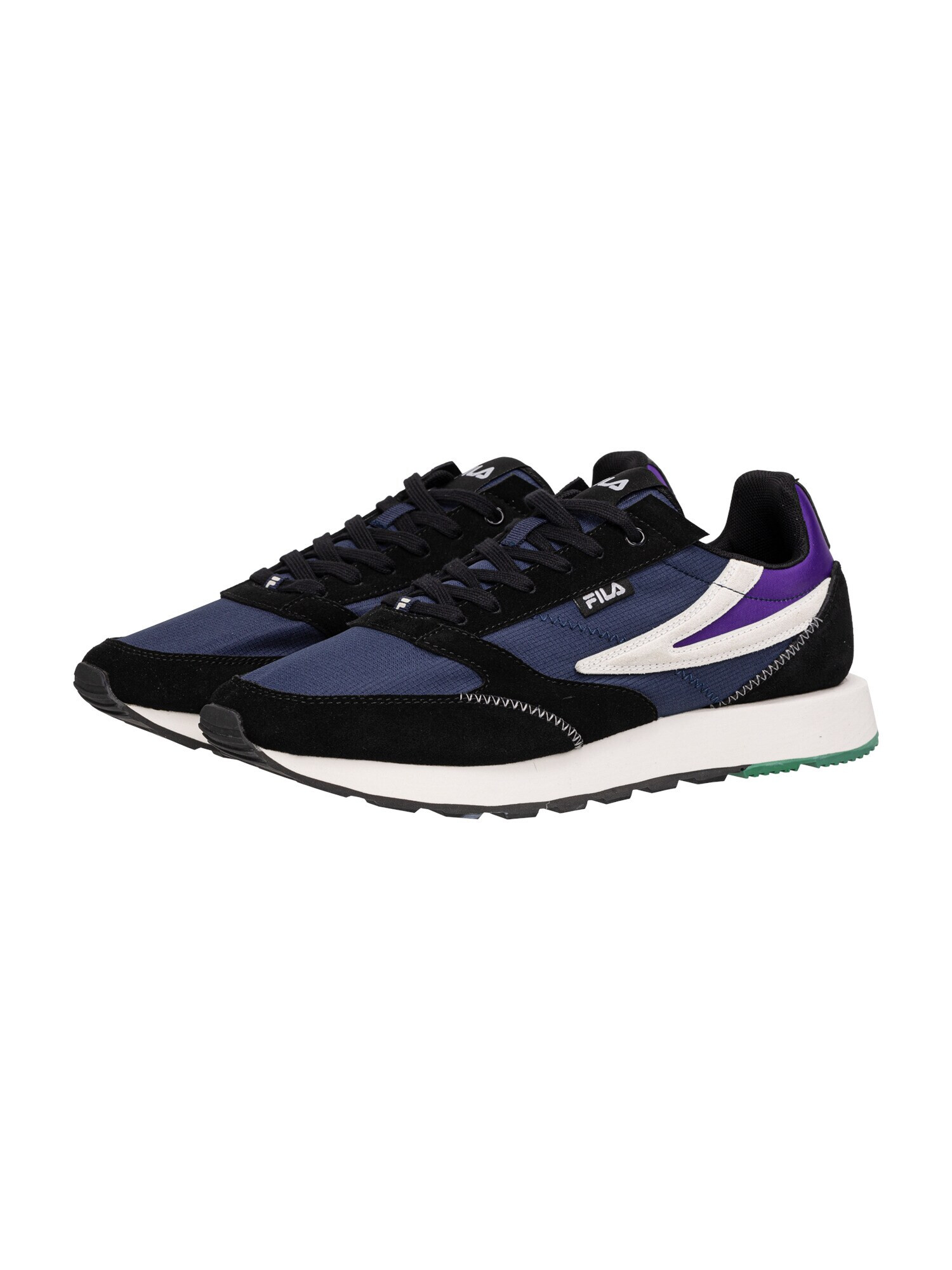 FILA Sneaker low 'RUN FORMATION' bleumarin / mov închis / negru / alb - Pled.ro