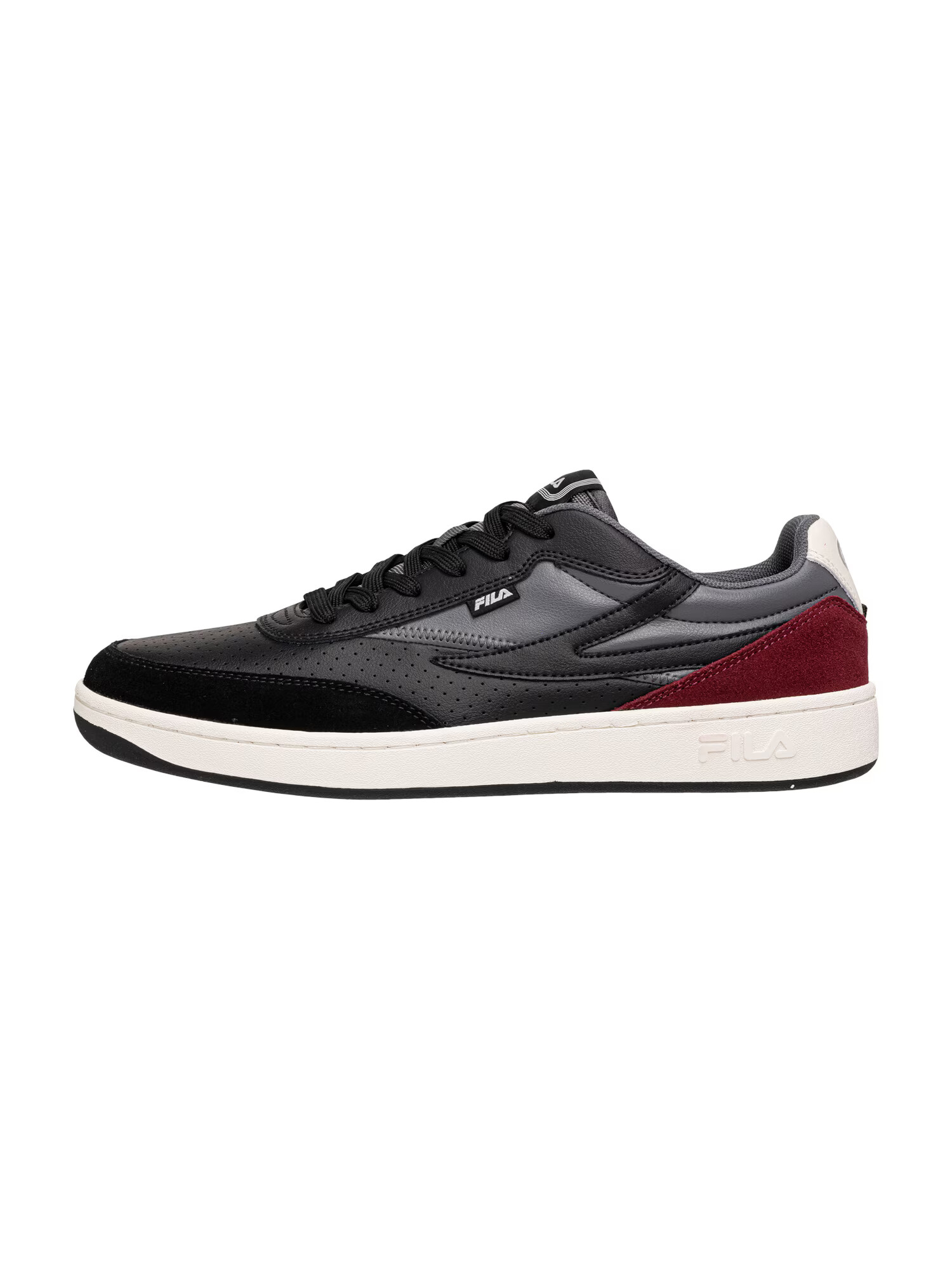 FILA Sneaker low 'SEVARO' gri / roșu burgundy / negru - Pled.ro