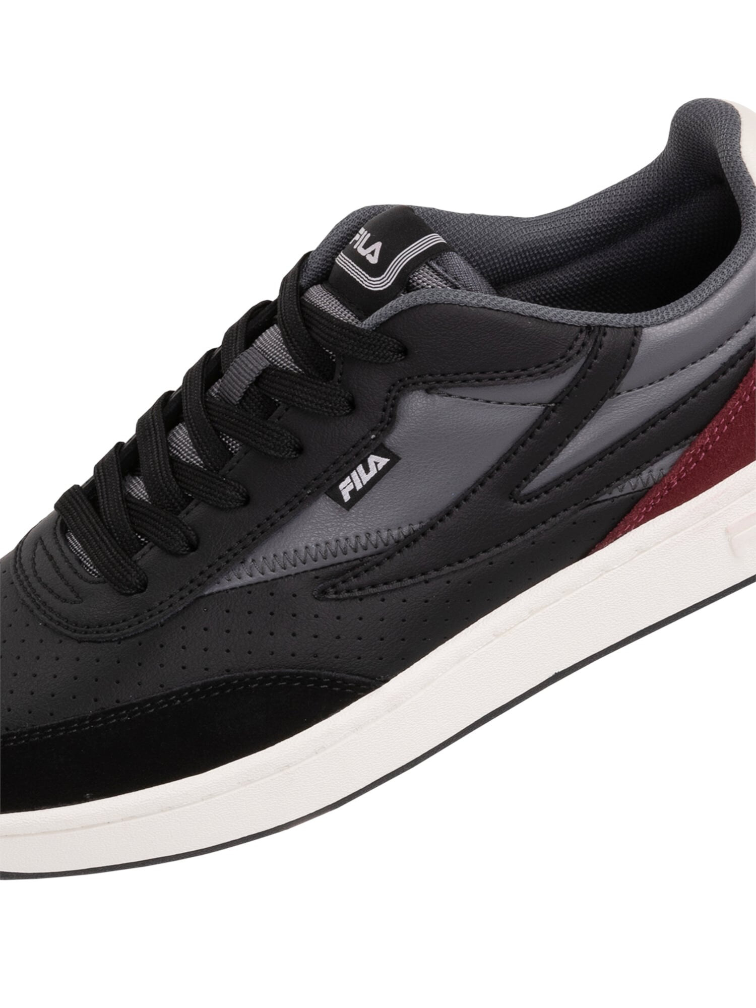 FILA Sneaker low 'SEVARO' gri / roșu burgundy / negru - Pled.ro