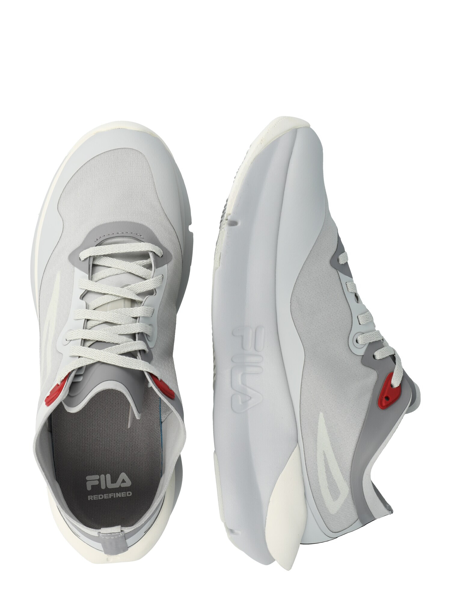 FILA Sneaker low 'SHOCKET' gri / roșu / alb - Pled.ro